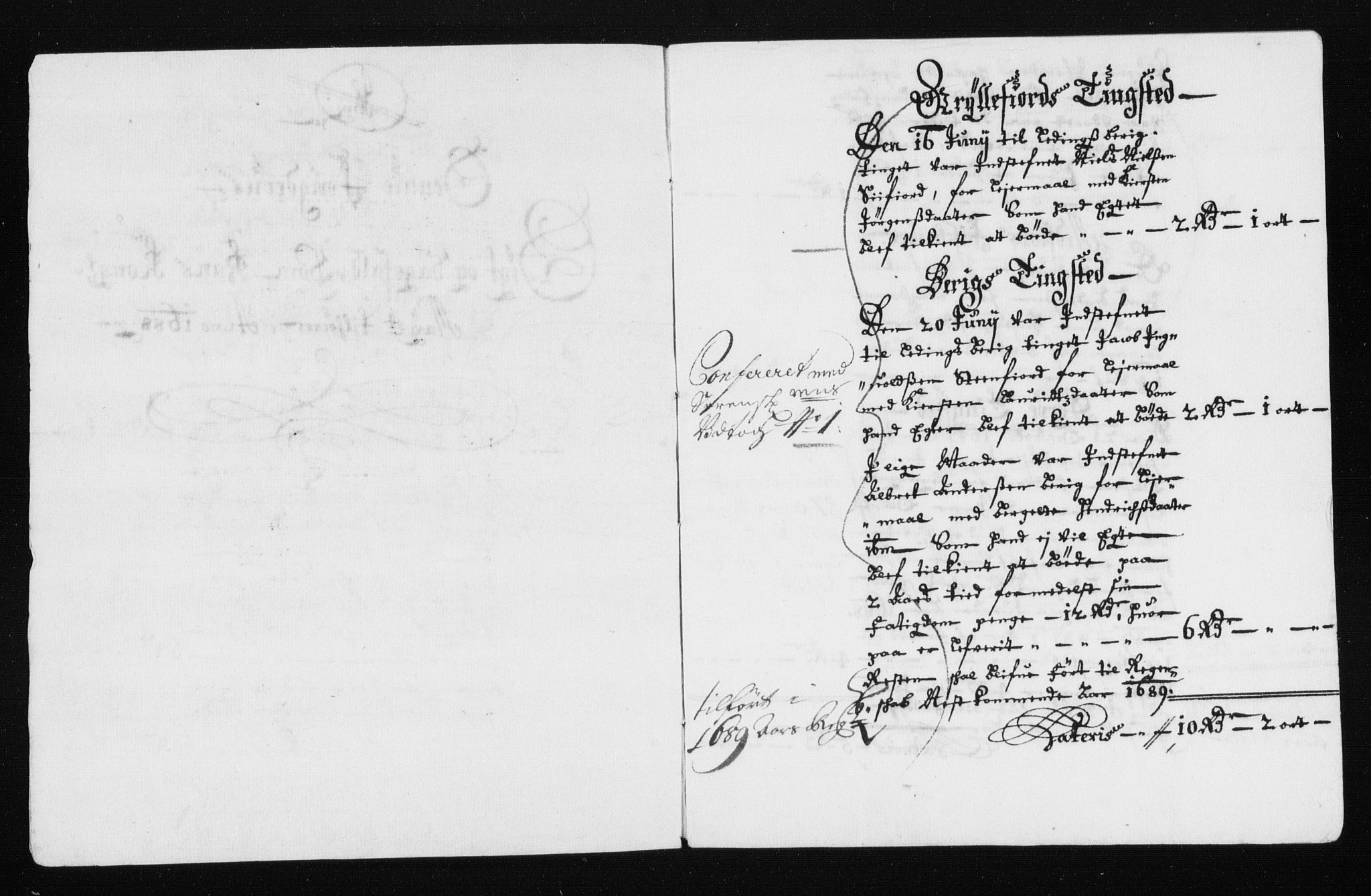 Rentekammeret inntil 1814, Reviderte regnskaper, Stiftamtstueregnskaper, Trondheim stiftamt og Nordland amt, AV/RA-EA-6044/R/Rh/L0012: Nordland amt, 1688