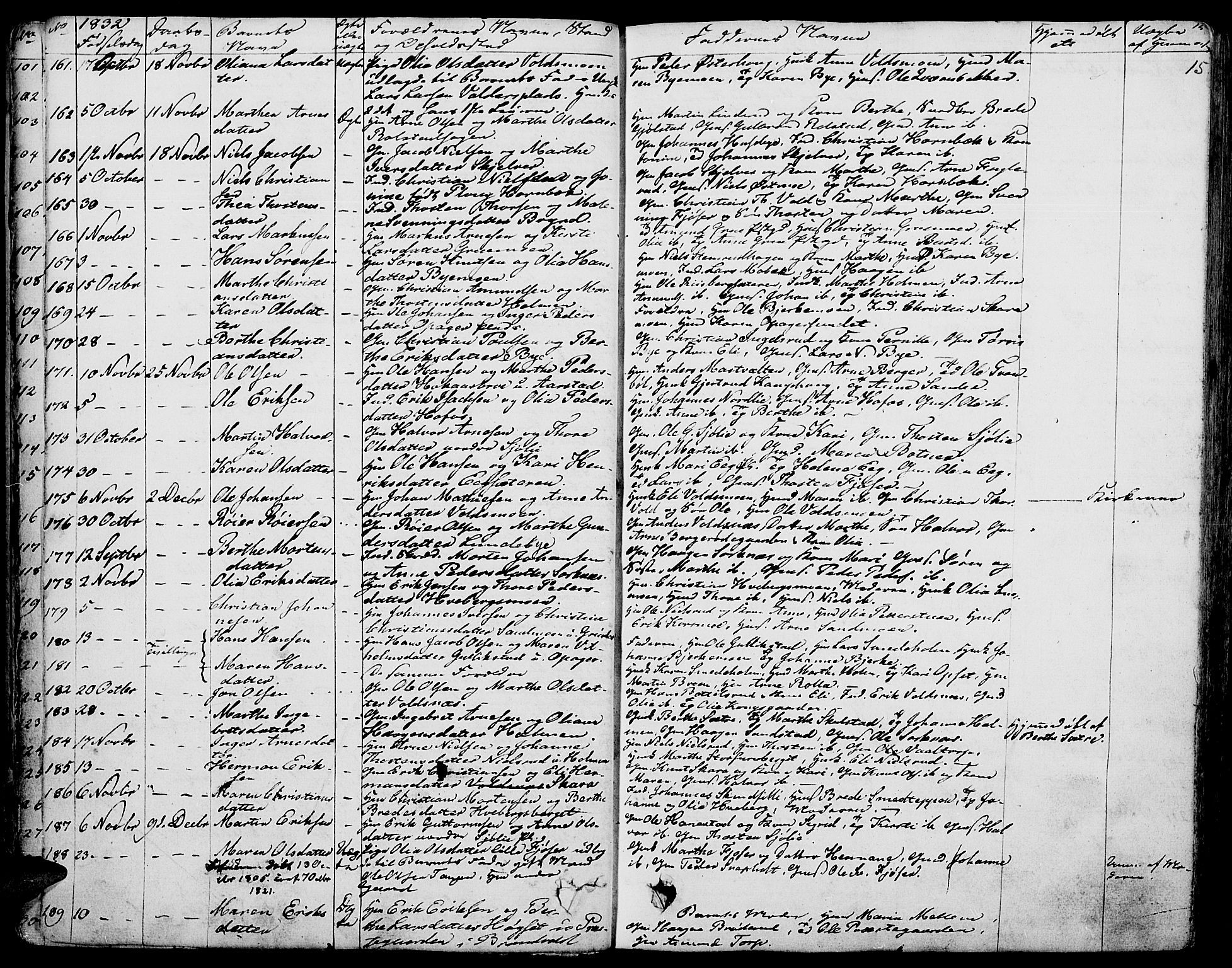 Grue prestekontor, AV/SAH-PREST-036/H/Ha/Haa/L0007: Parish register (official) no. 7, 1830-1847, p. 15