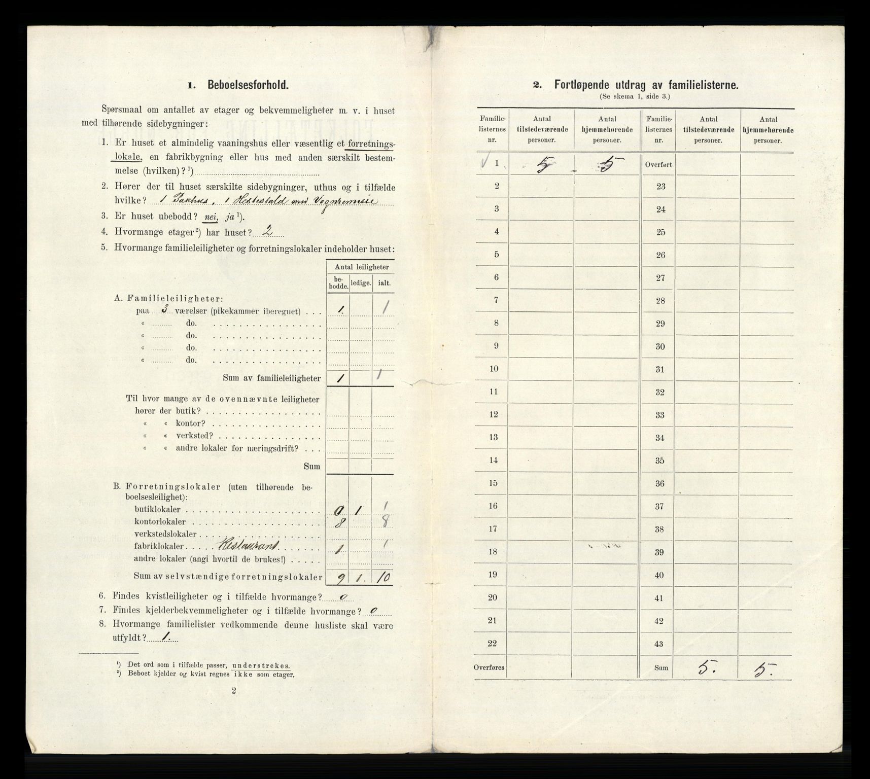 RA, 1910 census for Bergen, 1910, p. 30498