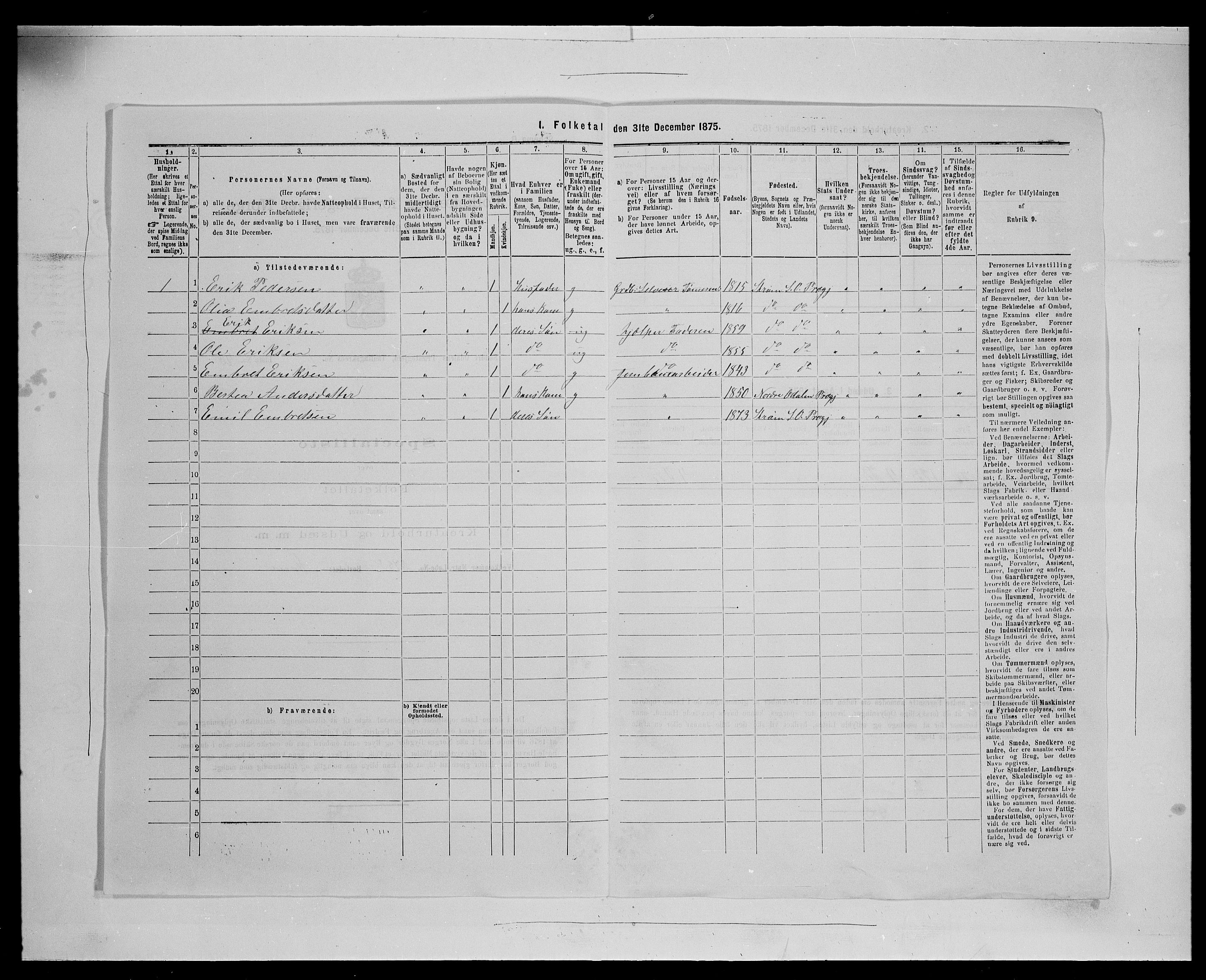 SAH, 1875 census for 0419P Sør-Odal, 1875, p. 221