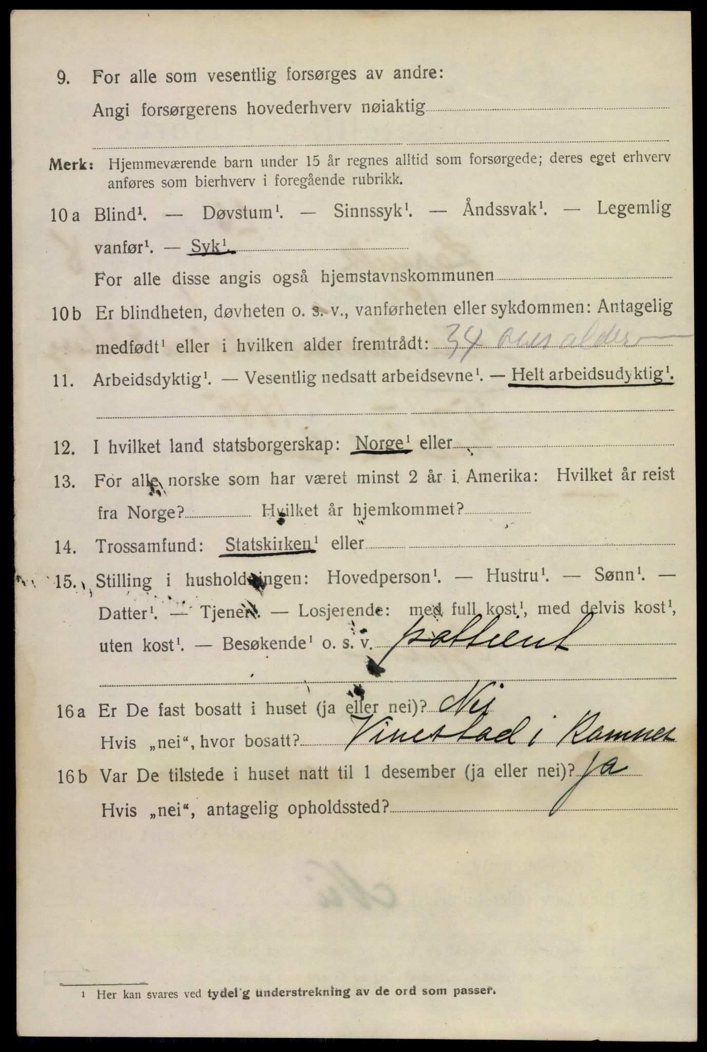 SAKO, 1920 census for Larvik, 1920, p. 24511