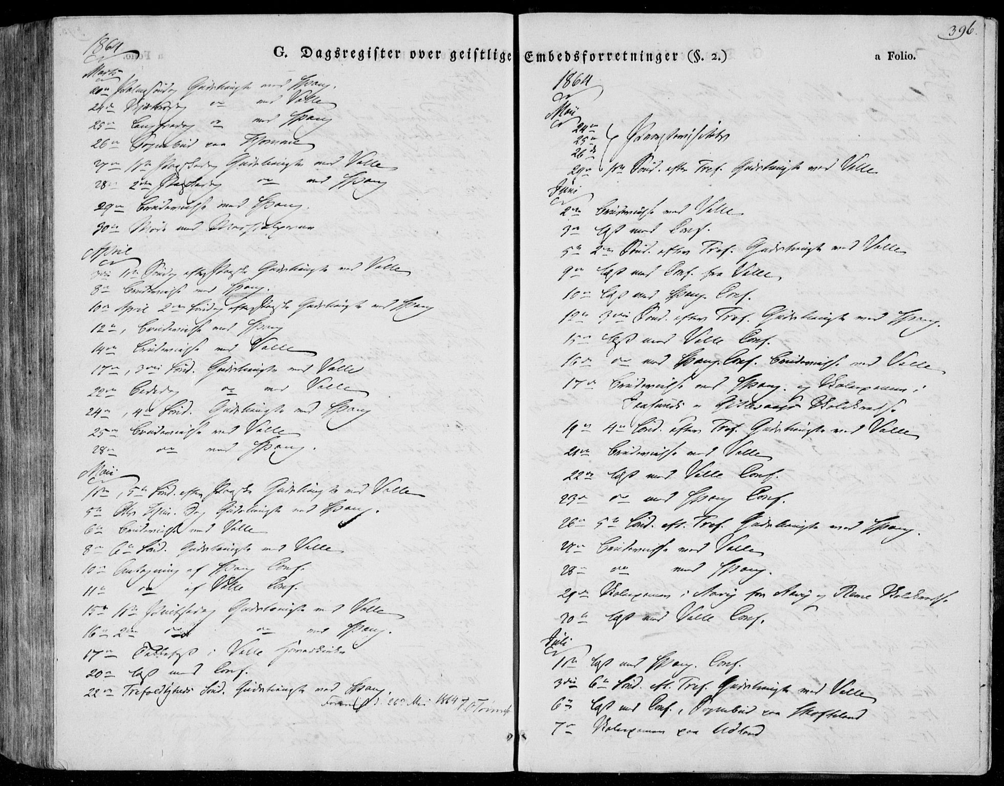 Sør-Audnedal sokneprestkontor, SAK/1111-0039/F/Fa/Fab/L0006: Parish register (official) no. A 6, 1829-1855, p. 396