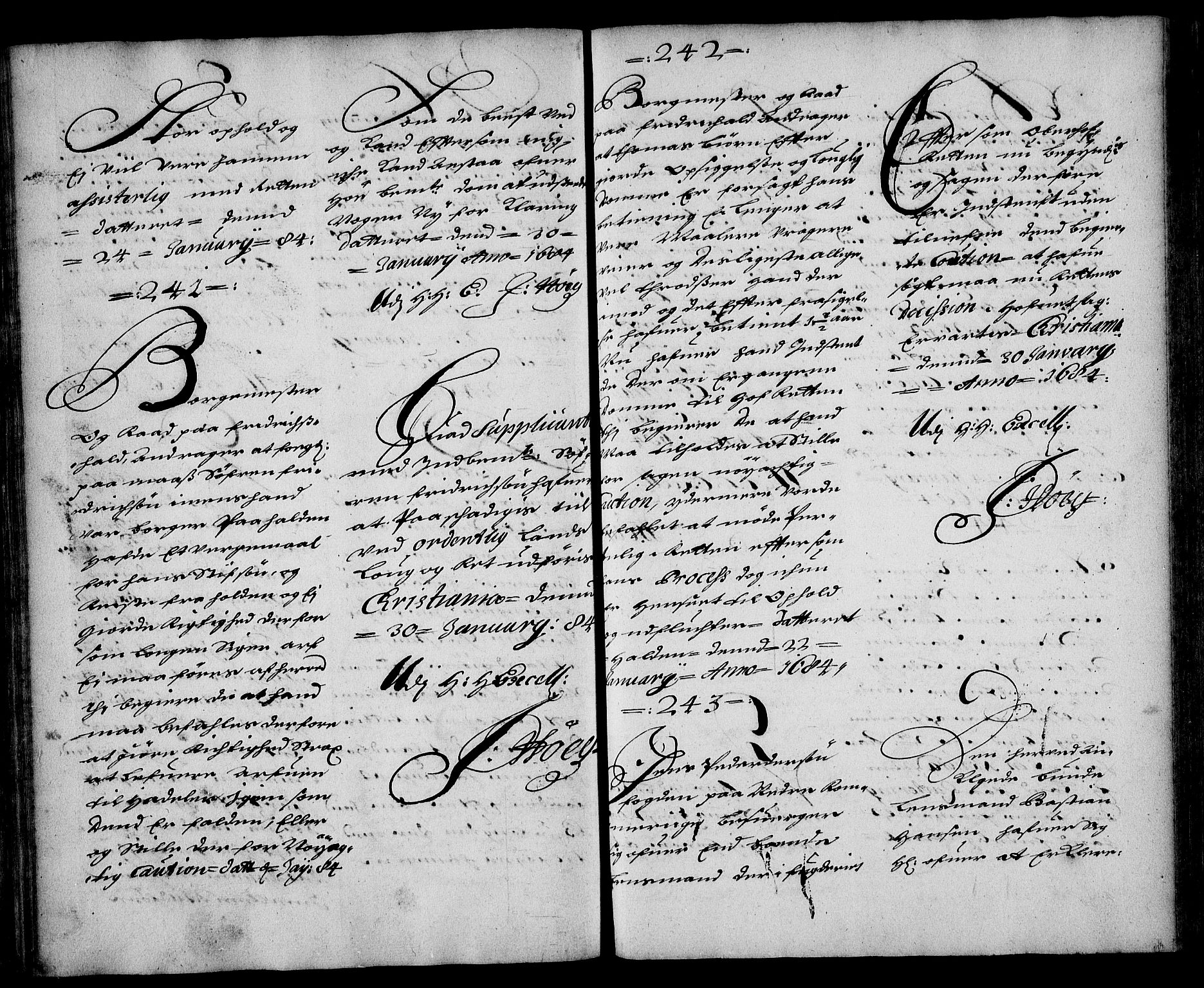 Stattholderembetet 1572-1771, AV/RA-EA-2870/Ae/L0001: Supplikasjons- og resolusjonsprotokoll, 1683-1684