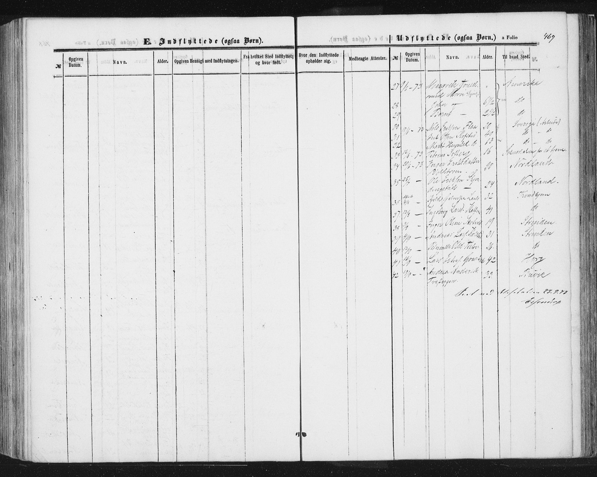 Ministerialprotokoller, klokkerbøker og fødselsregistre - Sør-Trøndelag, SAT/A-1456/691/L1077: Parish register (official) no. 691A09, 1862-1873, p. 469