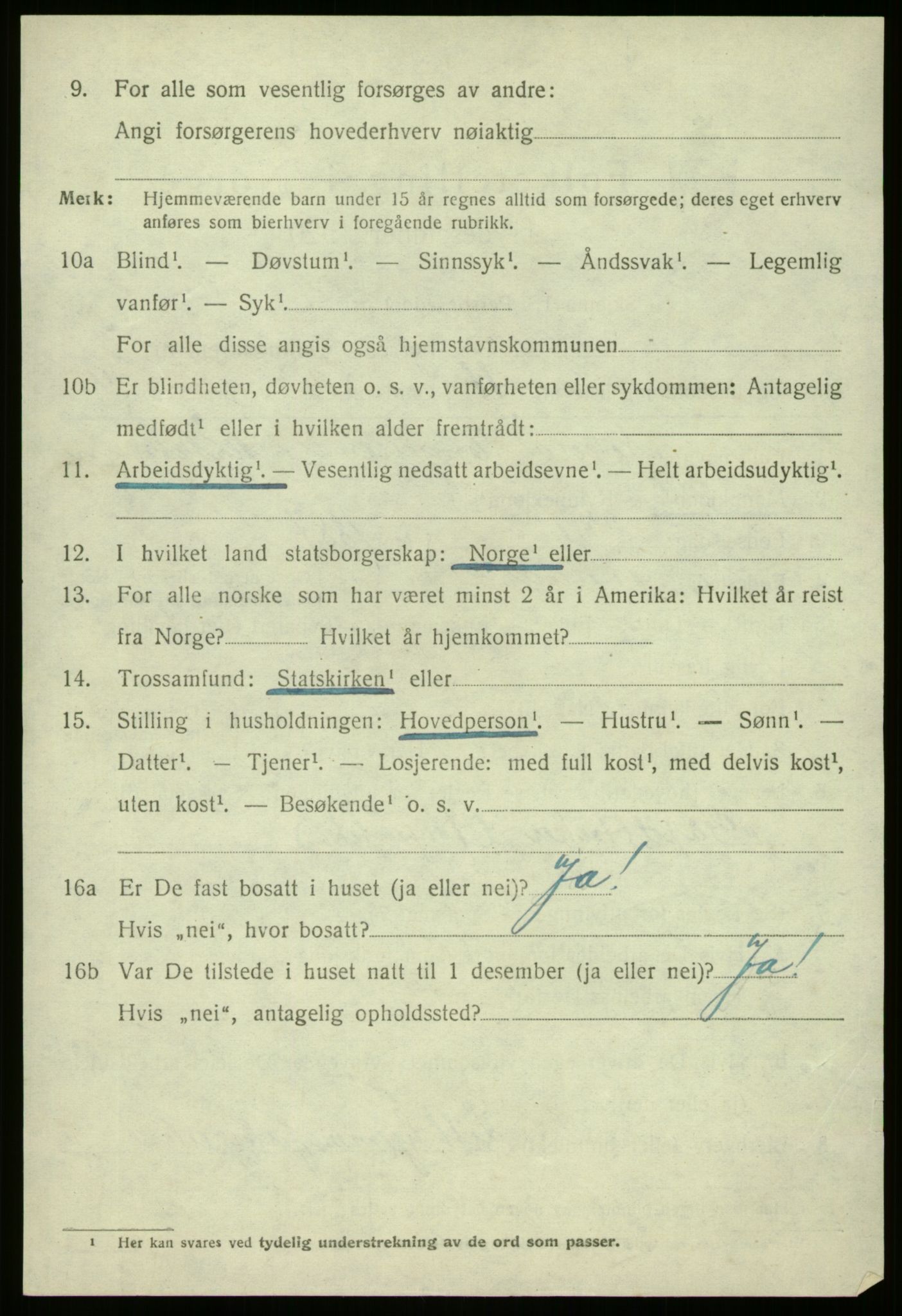 SAB, 1920 census for Fjaler, 1920, p. 4228