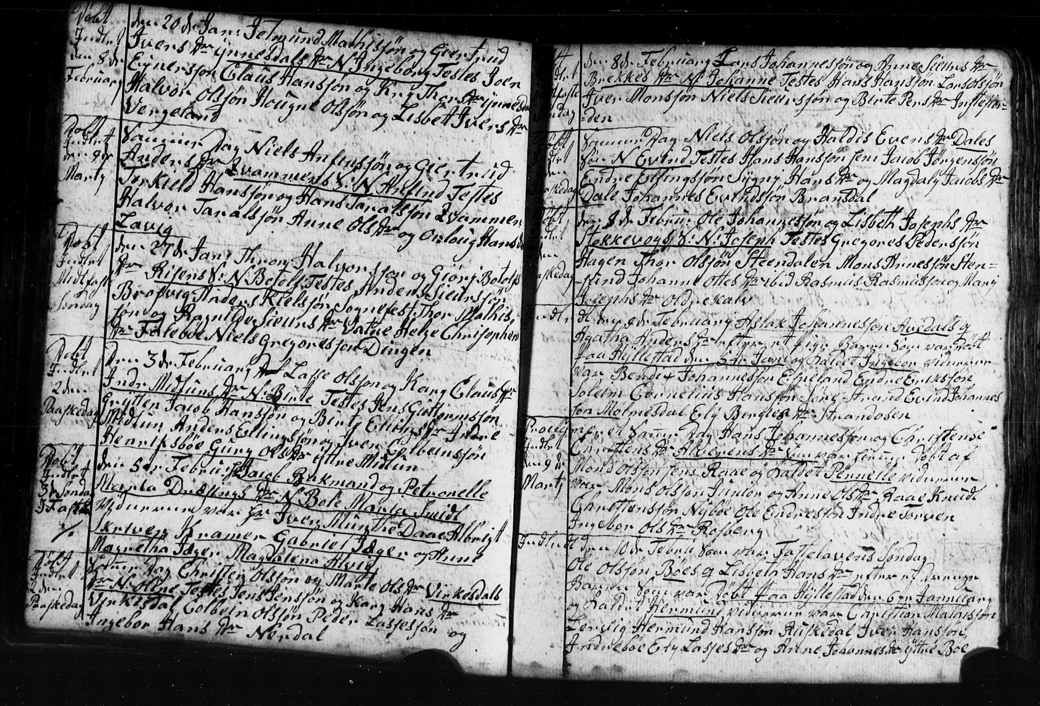 Gulen sokneprestembete, AV/SAB-A-80201/H/Hab: Parish register (copy) no. A 2, 1791-1814