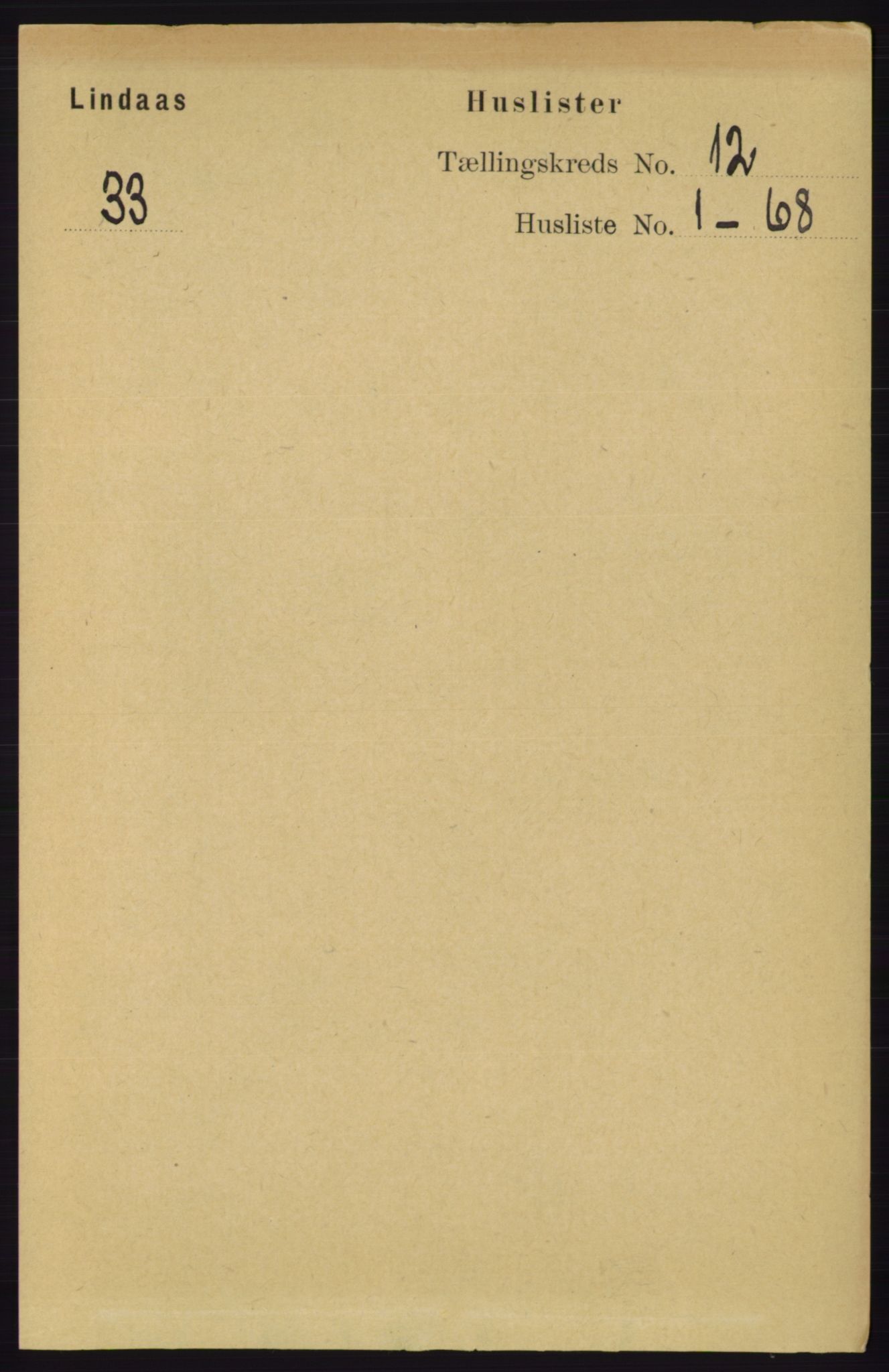 RA, 1891 census for 1263 Lindås, 1891, p. 3966