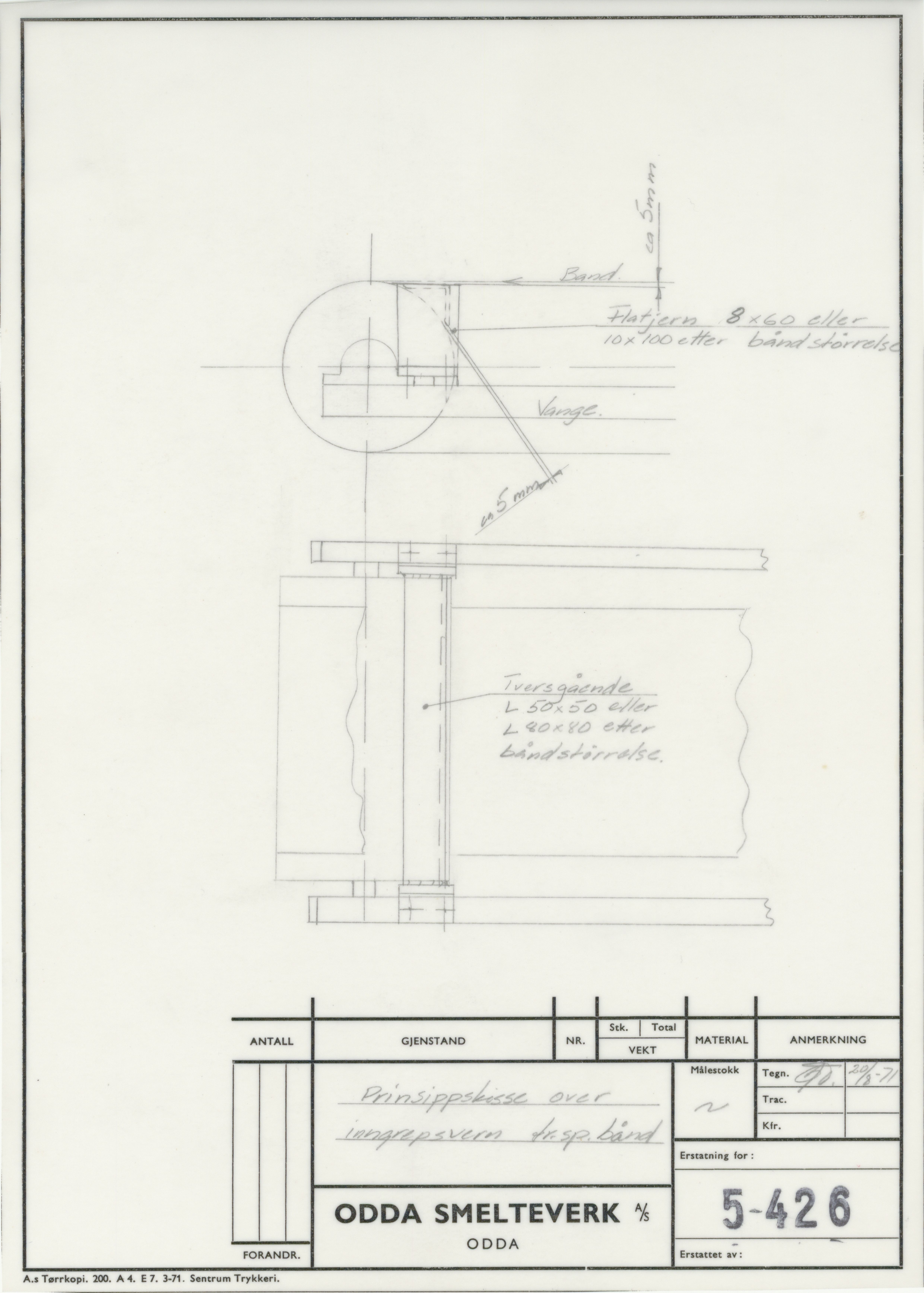 Odda smelteverk AS, KRAM/A-0157.1/T/Td/L0005: Gruppe 5. Transport, taubane, 1954-1994, p. 113