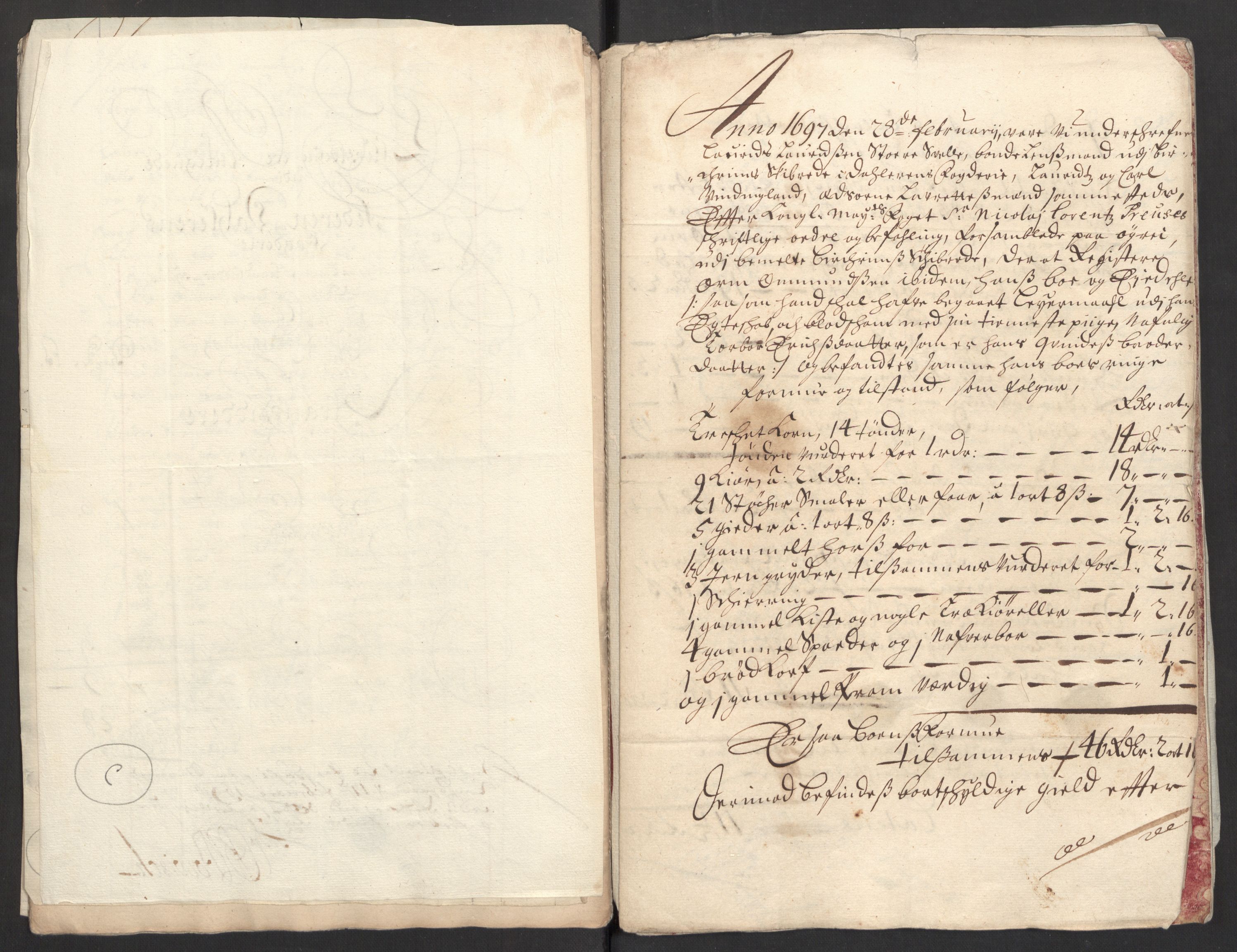 Rentekammeret inntil 1814, Reviderte regnskaper, Fogderegnskap, RA/EA-4092/R46/L2729: Fogderegnskap Jæren og Dalane, 1697-1698, p. 21