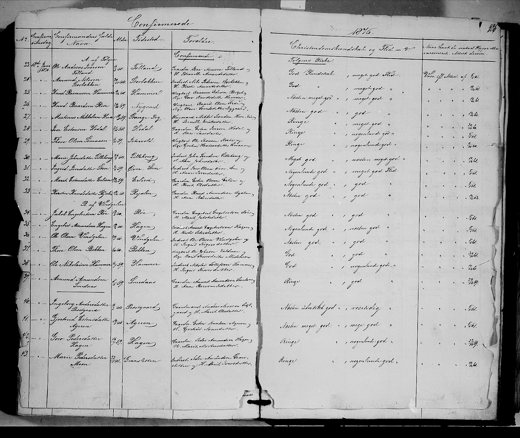 Tolga prestekontor, AV/SAH-PREST-062/K/L0006: Parish register (official) no. 6, 1852-1876, p. 486