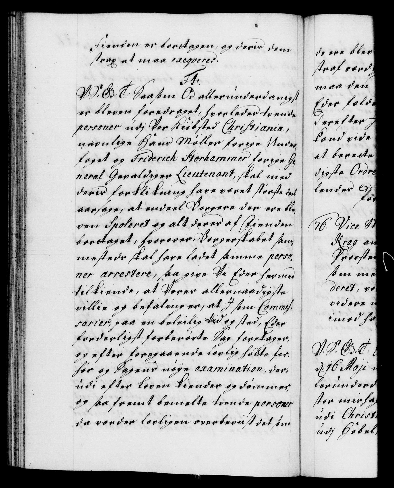 Danske Kanselli 1572-1799, AV/RA-EA-3023/F/Fc/Fca/Fcab/L0020: Norske tegnelser, 1715-1718, p. 247b