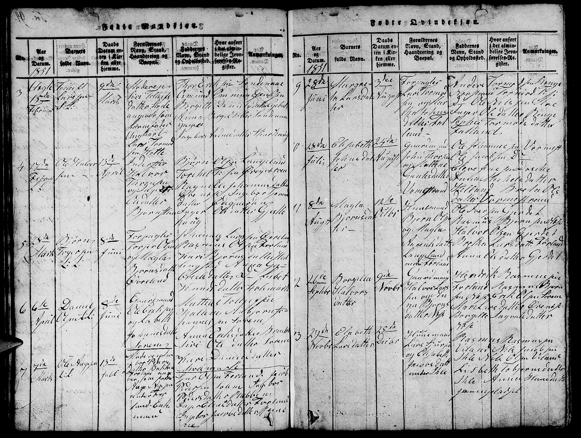 Vikedal sokneprestkontor, SAST/A-101840/01/V: Parish register (copy) no. B 1, 1816-1853