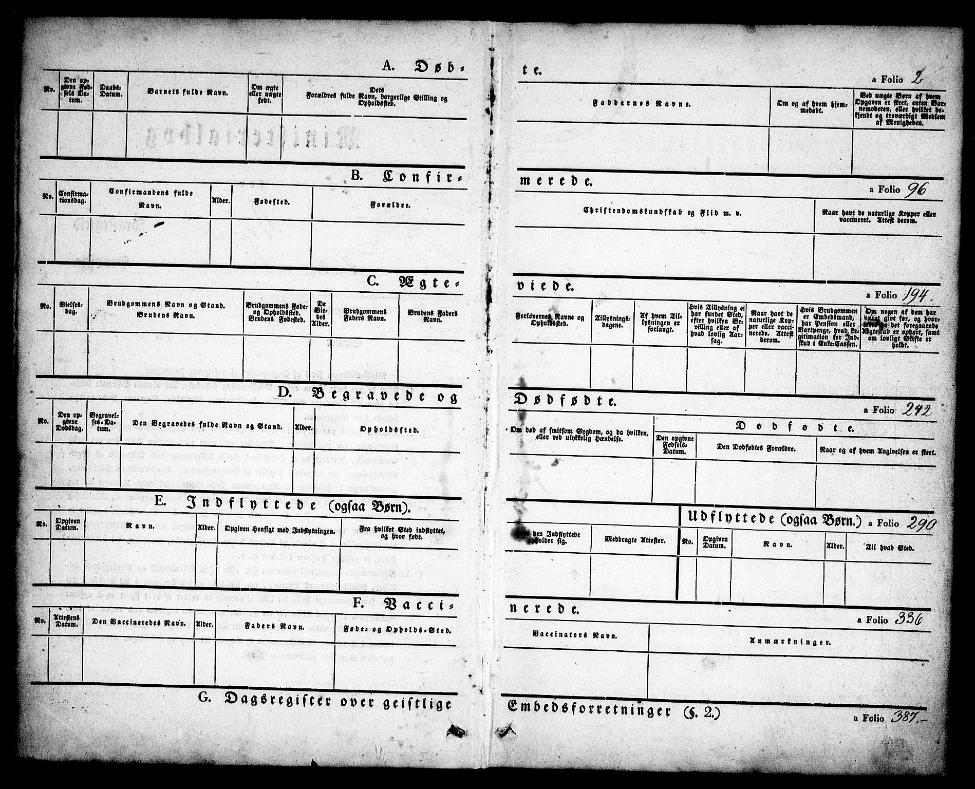 Rygge prestekontor Kirkebøker, AV/SAO-A-10084b/F/Fa/L0004: Parish register (official) no. 4, 1836-1851