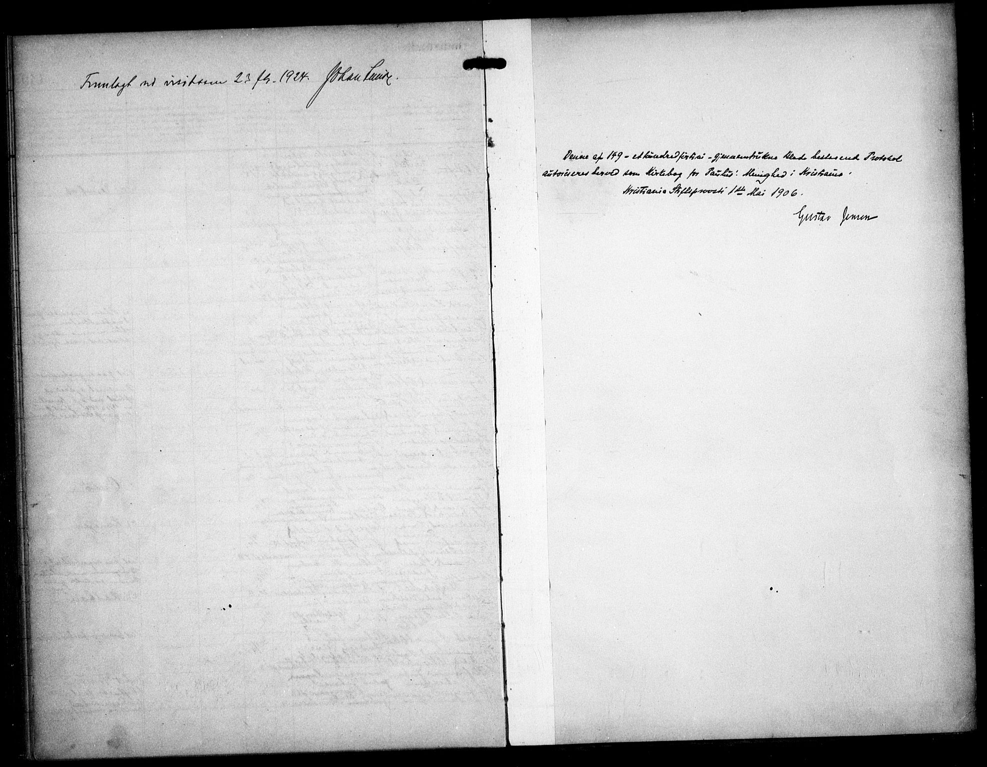 Paulus prestekontor Kirkebøker, SAO/A-10871/F/Fa/L0017: Parish register (official) no. 17, 1906-1917