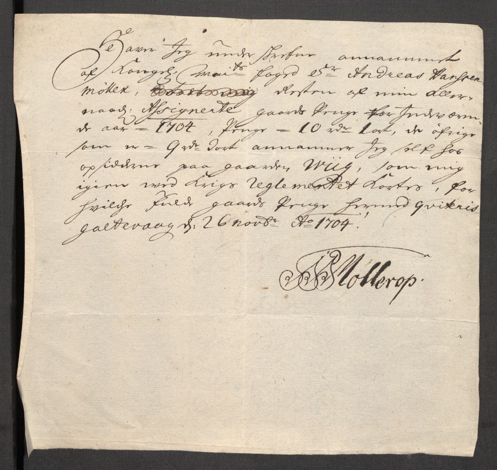 Rentekammeret inntil 1814, Reviderte regnskaper, Fogderegnskap, AV/RA-EA-4092/R54/L3560: Fogderegnskap Sunnmøre, 1704-1705, p. 179