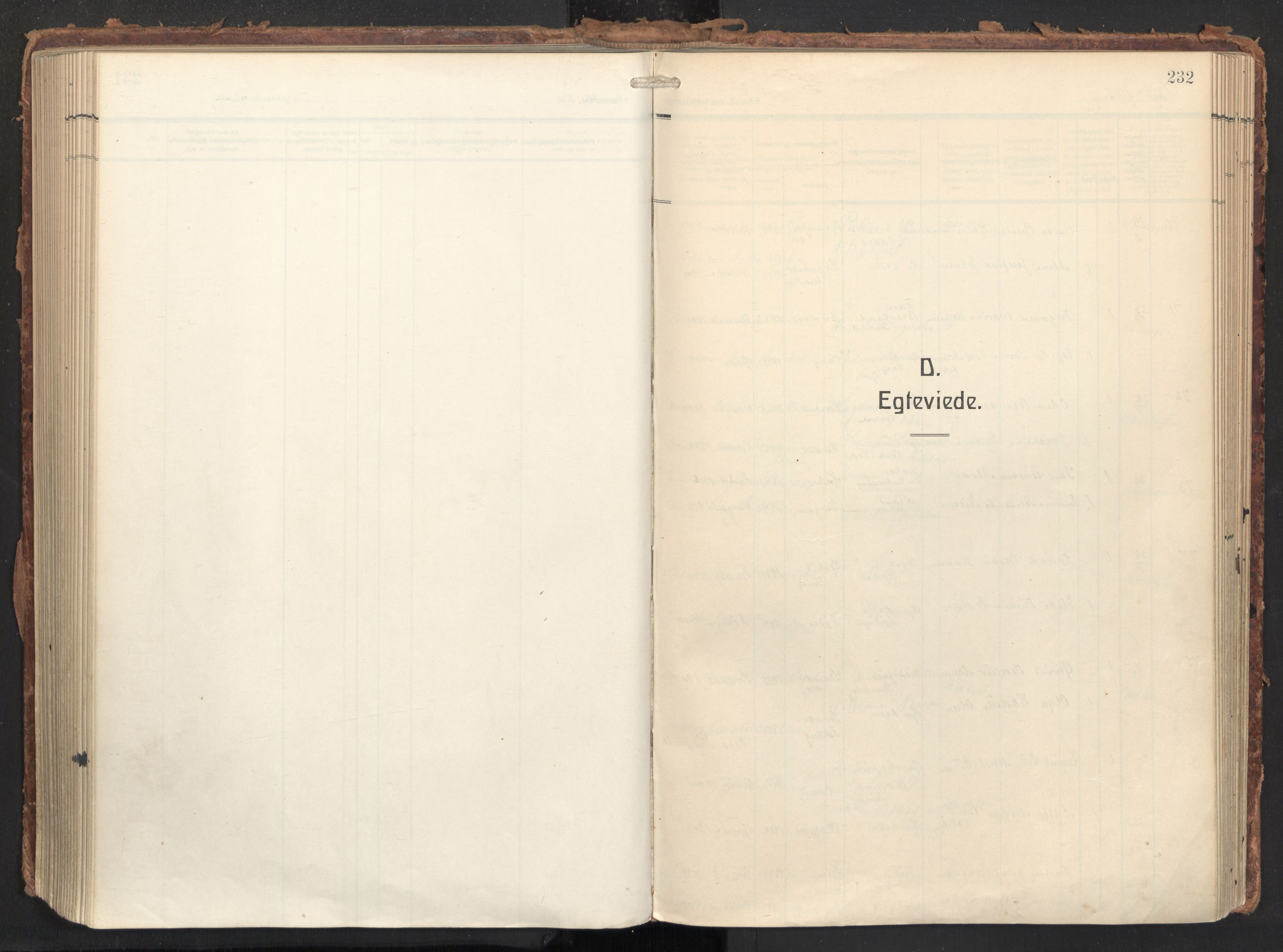 Ministerialprotokoller, klokkerbøker og fødselsregistre - Nordland, SAT/A-1459/874/L1064: Parish register (official) no. 874A08, 1915-1926, p. 232