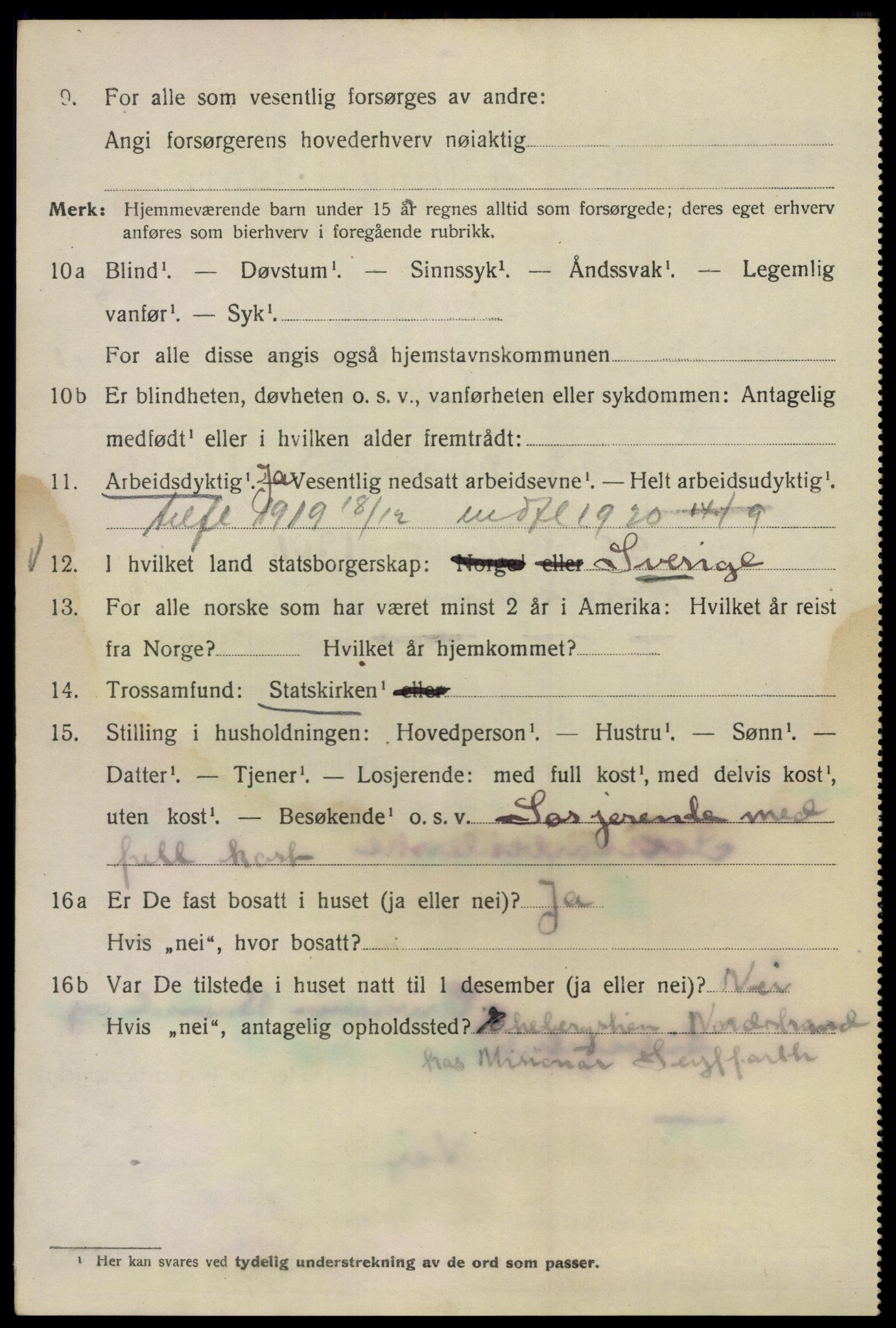 SAO, 1920 census for Kristiania, 1920, p. 505974