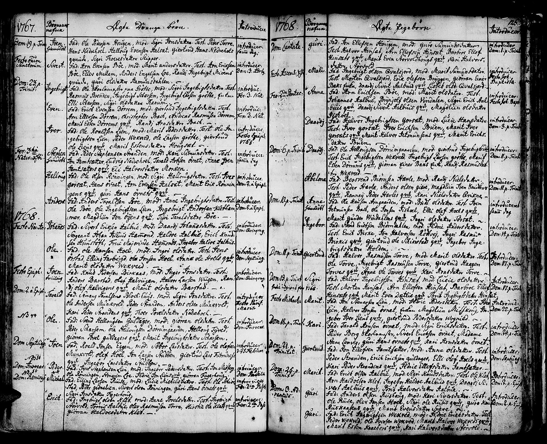 Ministerialprotokoller, klokkerbøker og fødselsregistre - Sør-Trøndelag, SAT/A-1456/678/L0891: Parish register (official) no. 678A01, 1739-1780, p. 126