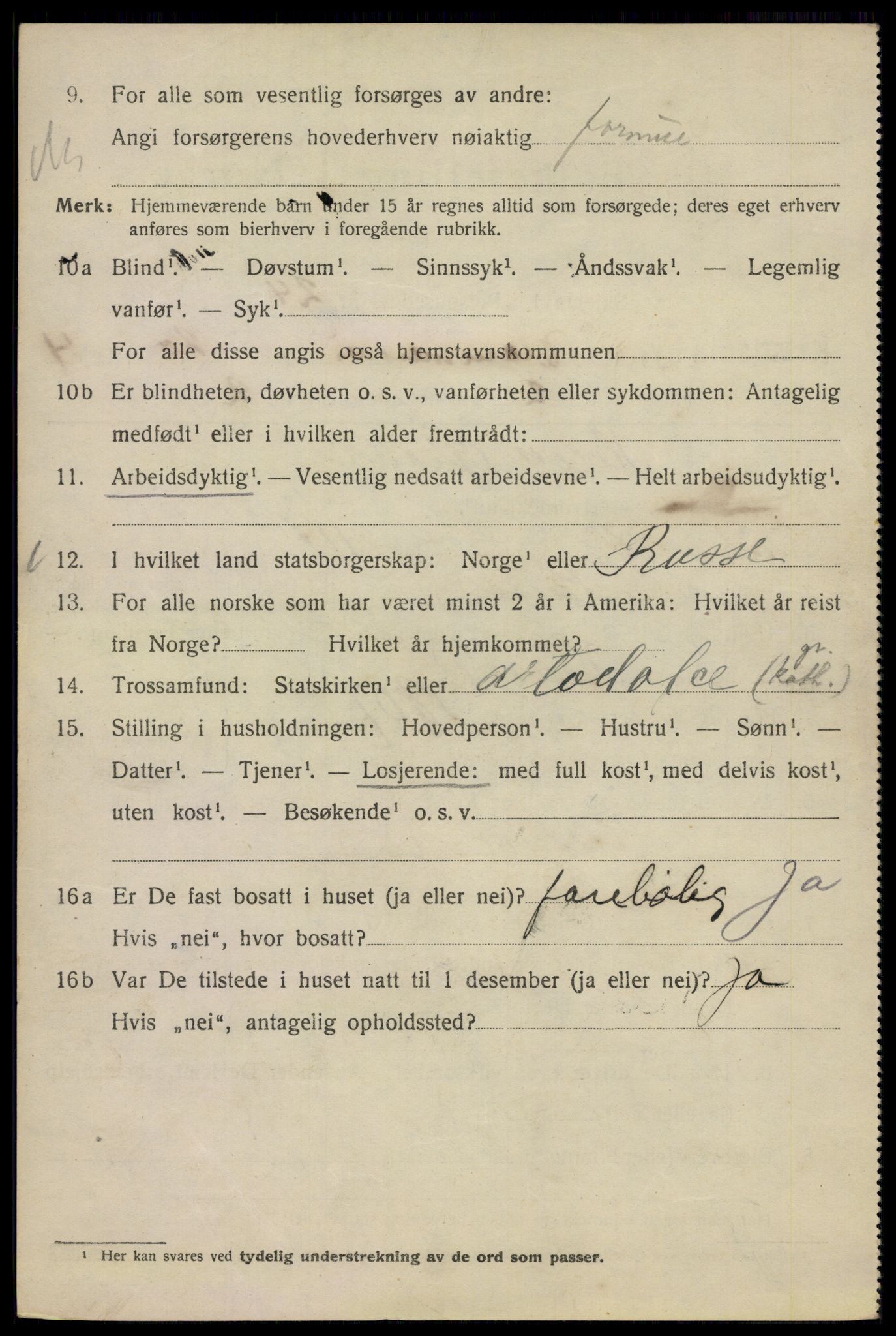 SAO, 1920 census for Kristiania, 1920, p. 201180