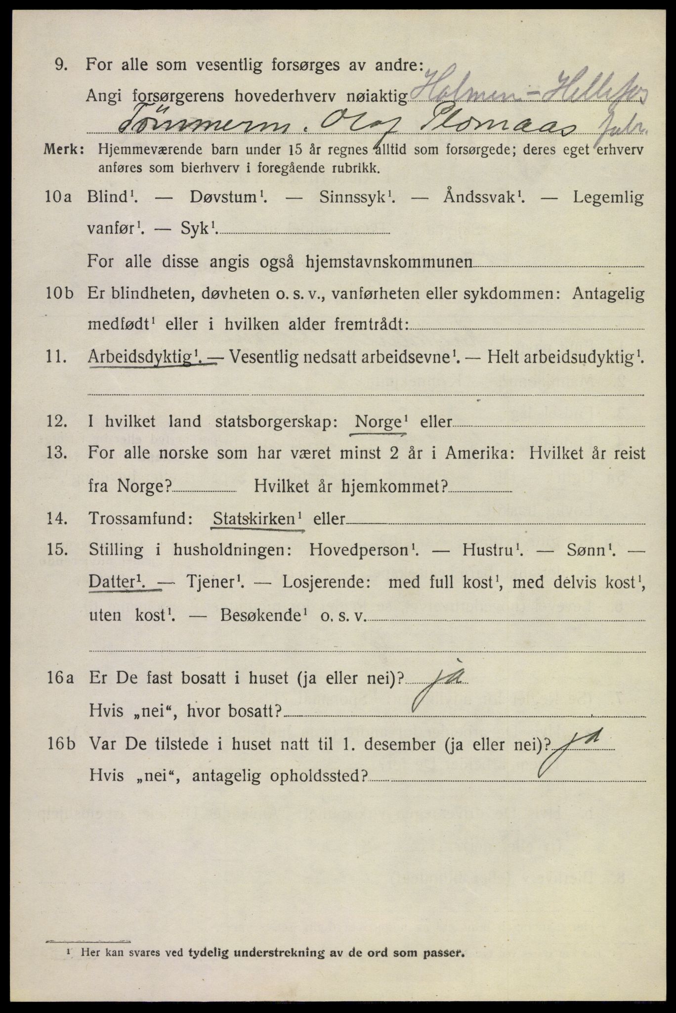 SAKO, 1920 census for Modum, 1920, p. 11874