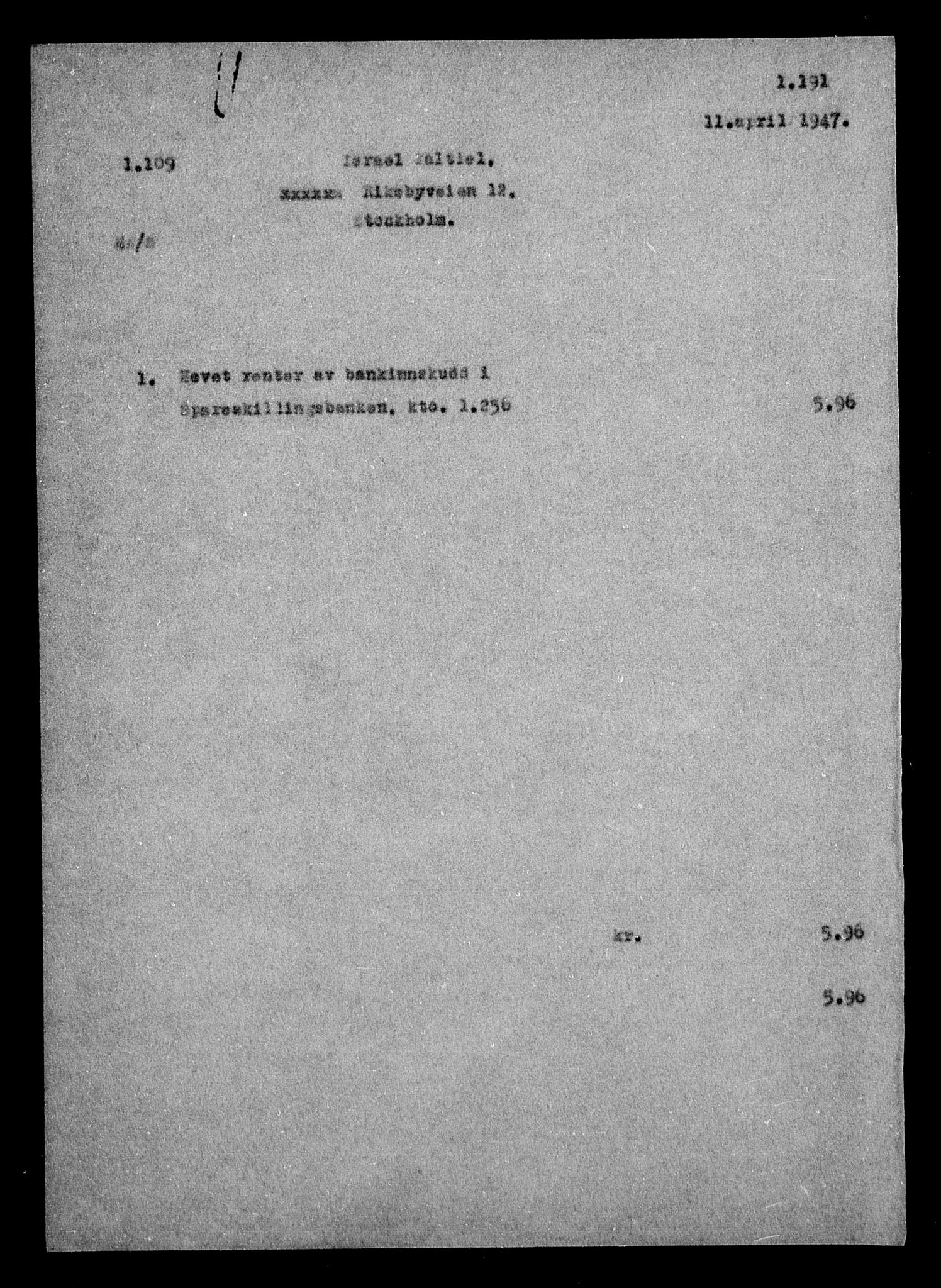 Justisdepartementet, Tilbakeføringskontoret for inndratte formuer, AV/RA-S-1564/H/Hc/Hca/L0906: --, 1945-1947, p. 305