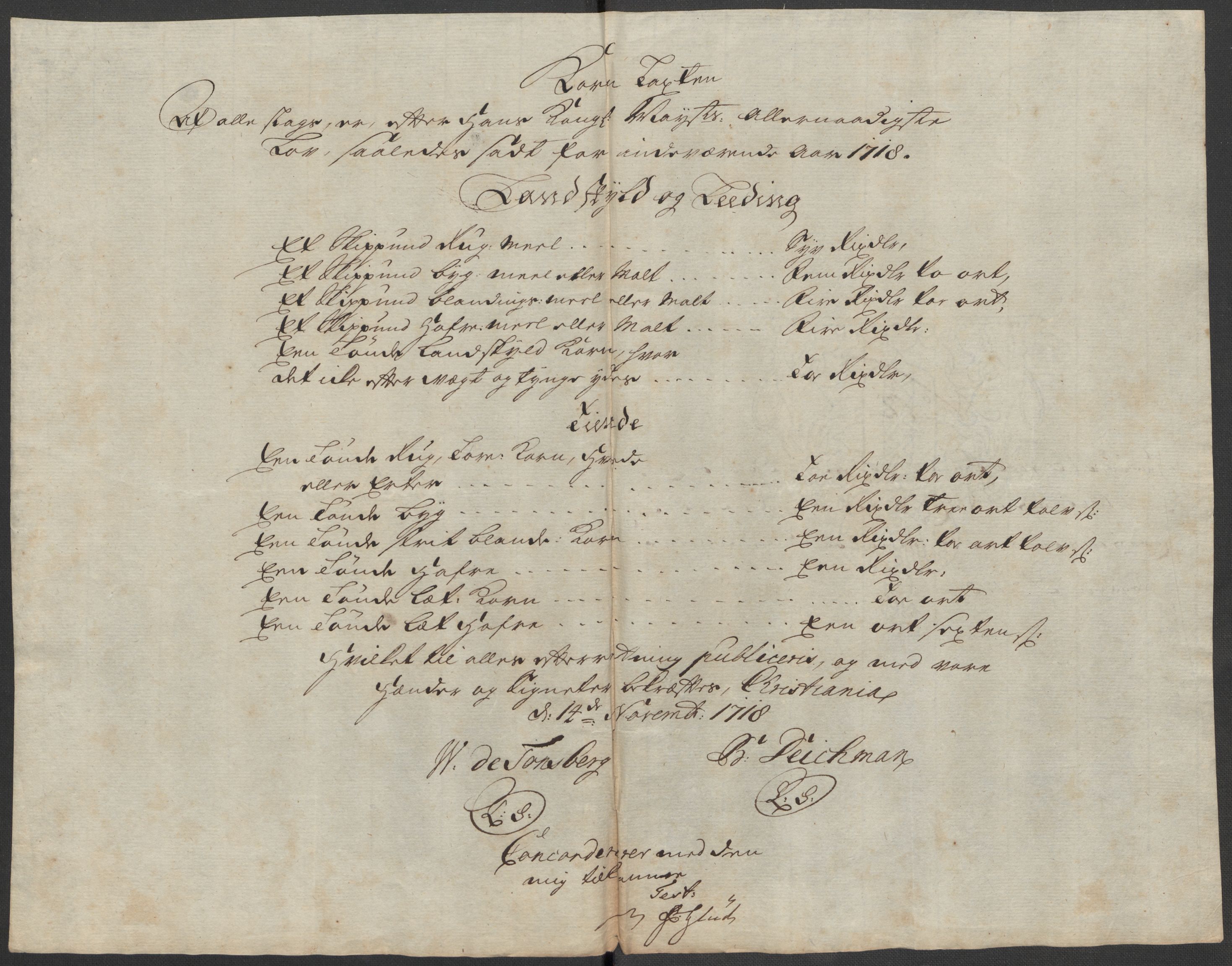 Rentekammeret inntil 1814, Reviderte regnskaper, Fogderegnskap, AV/RA-EA-4092/R23/L1476: Fogderegnskap Ringerike og Hallingdal, 1718, p. 116