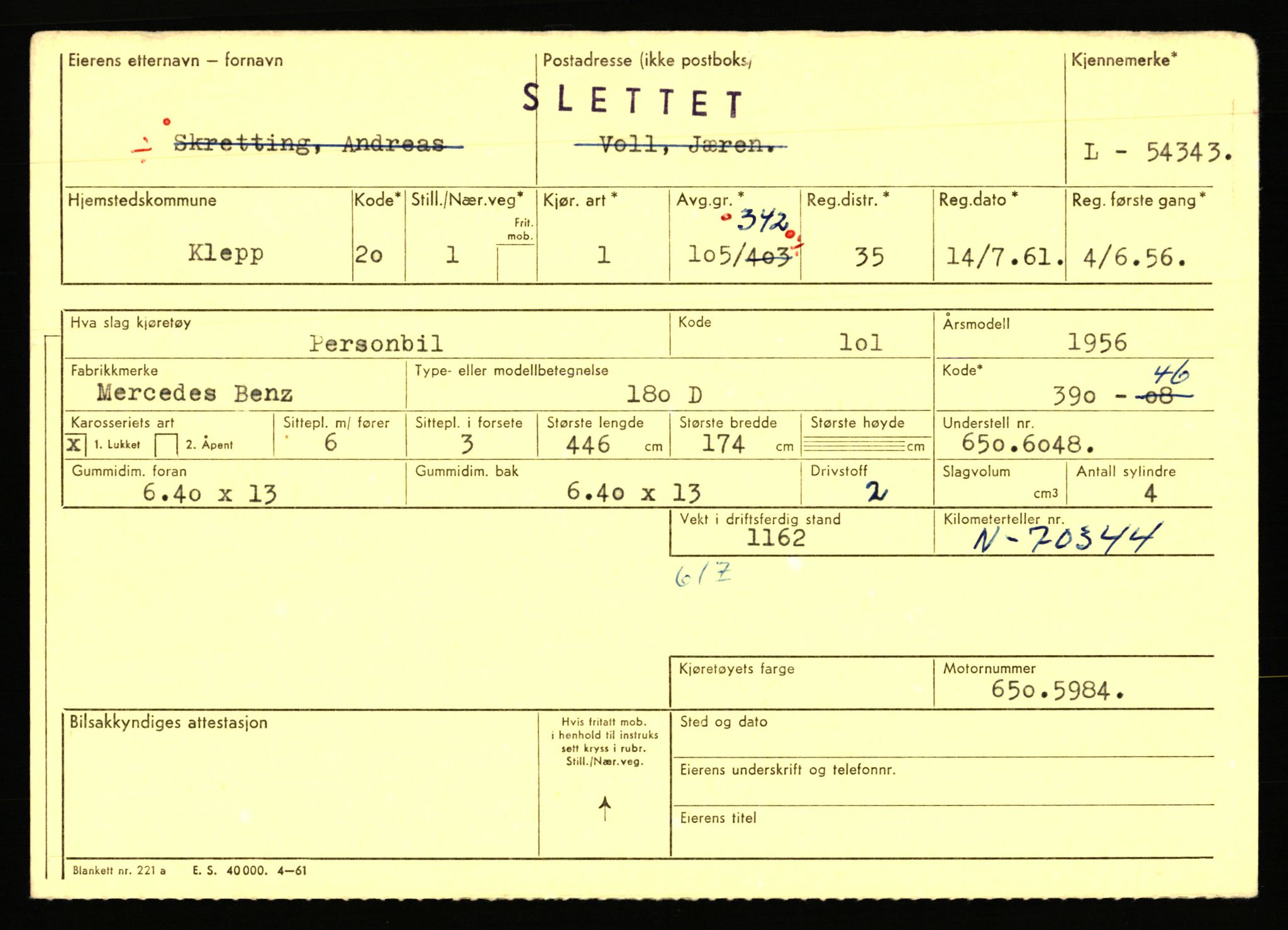 Stavanger trafikkstasjon, AV/SAST-A-101942/0/F/L0054: L-54200 - L-55699, 1930-1971, p. 293