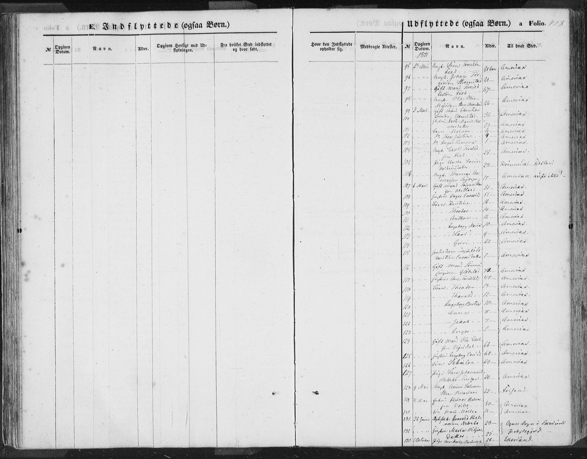 Helleland sokneprestkontor, AV/SAST-A-101810: Parish register (official) no. A 7.2, 1863-1886, p. 428