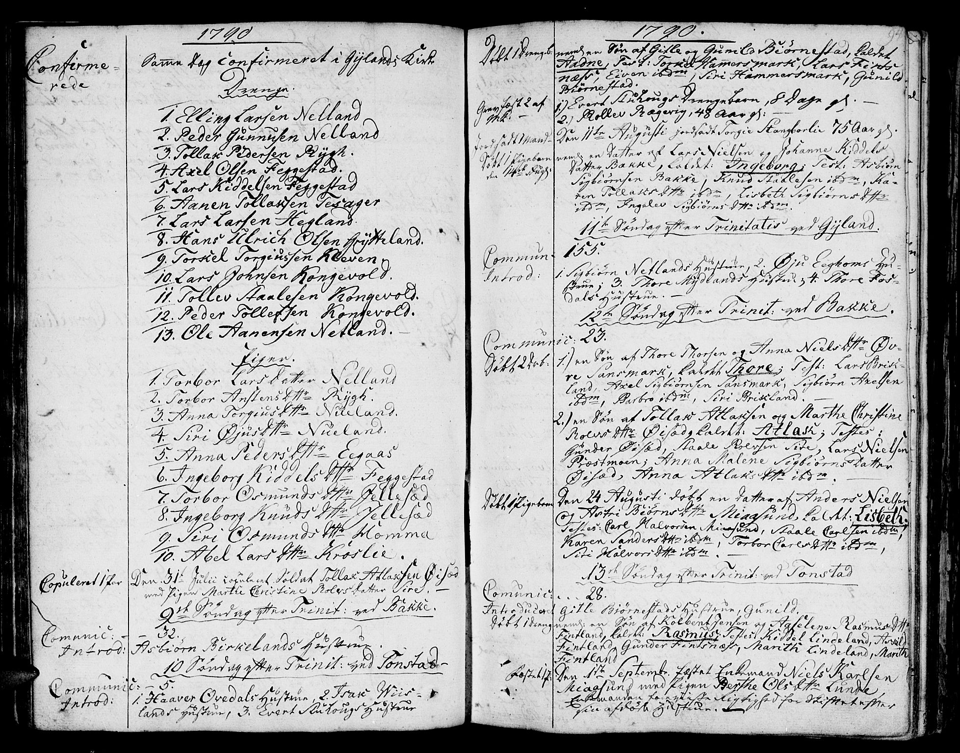 Bakke sokneprestkontor, AV/SAK-1111-0002/F/Fa/Faa/L0002: Parish register (official) no. A 2, 1780-1816, p. 94