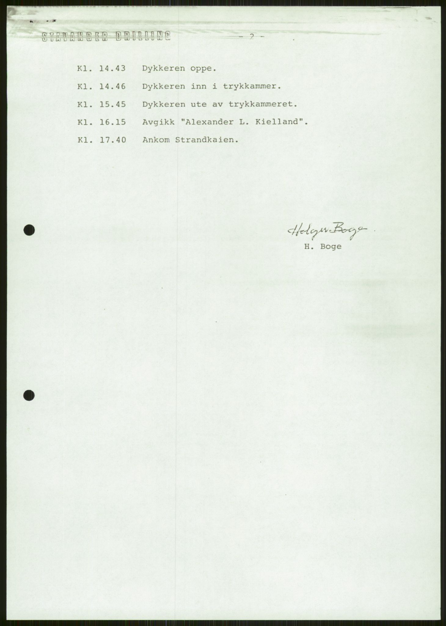 Justisdepartementet, Granskningskommisjonen ved Alexander Kielland-ulykken 27.3.1980, AV/RA-S-1165/D/L0006: A Alexander L. Kielland (Doku.liste + A3-A6, A11-A13, A18-A20-A21, A23, A31 av 31)/Dykkerjournaler, 1980-1981, p. 113