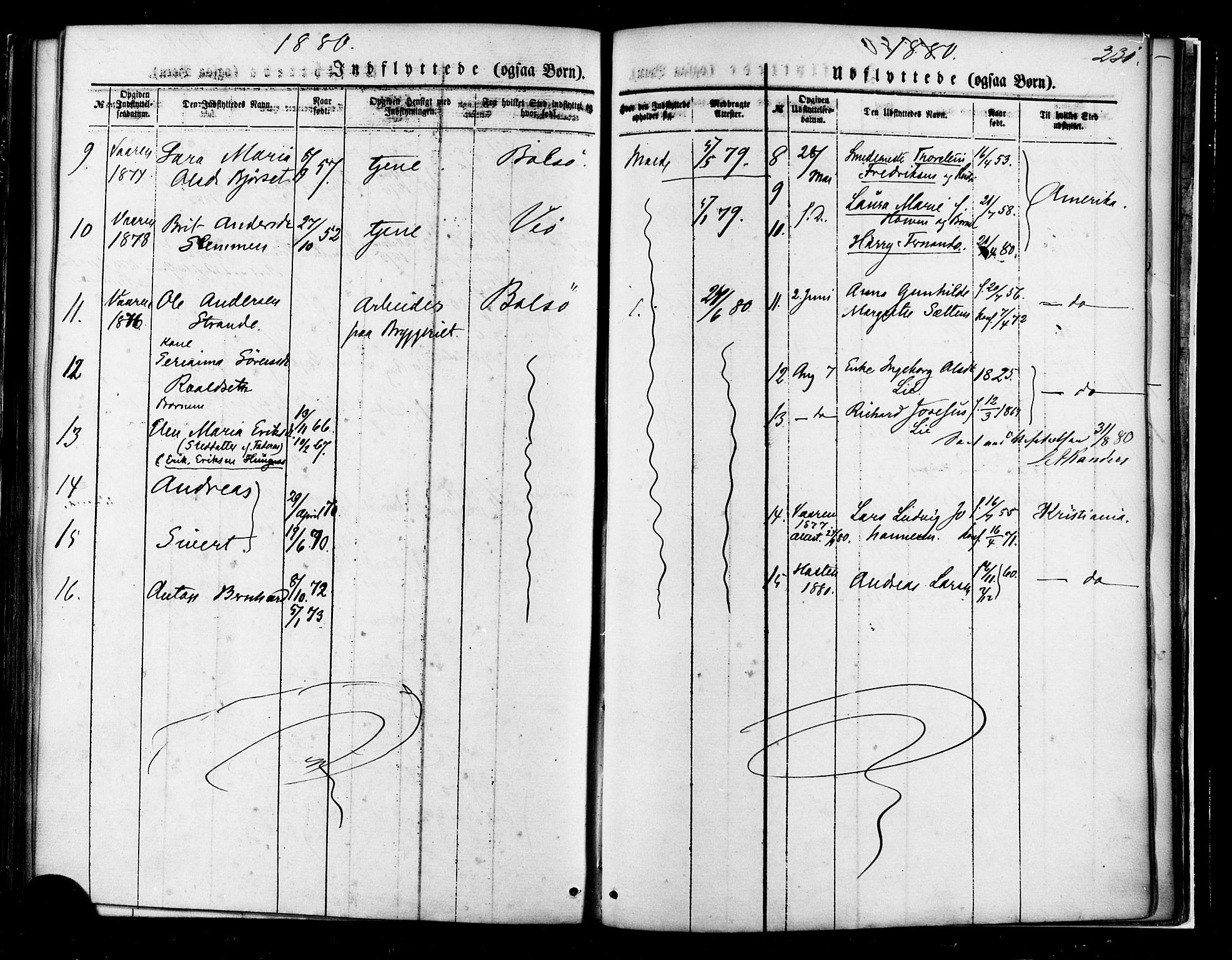 Ministerialprotokoller, klokkerbøker og fødselsregistre - Møre og Romsdal, AV/SAT-A-1454/558/L0691: Parish register (official) no. 558A05, 1873-1886, p. 231