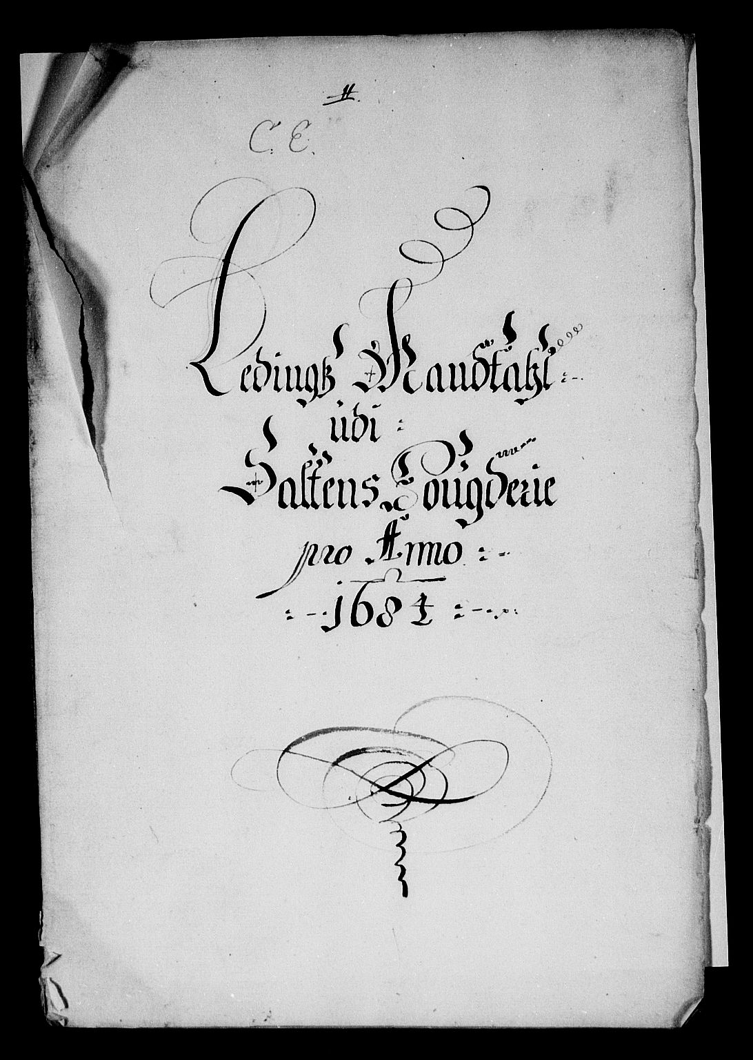 Rentekammeret inntil 1814, Reviderte regnskaper, Stiftamtstueregnskaper, Trondheim stiftamt og Nordland amt, AV/RA-EA-6044/R/Rg/L0077: Trondheim stiftamt og Nordland amt, 1684