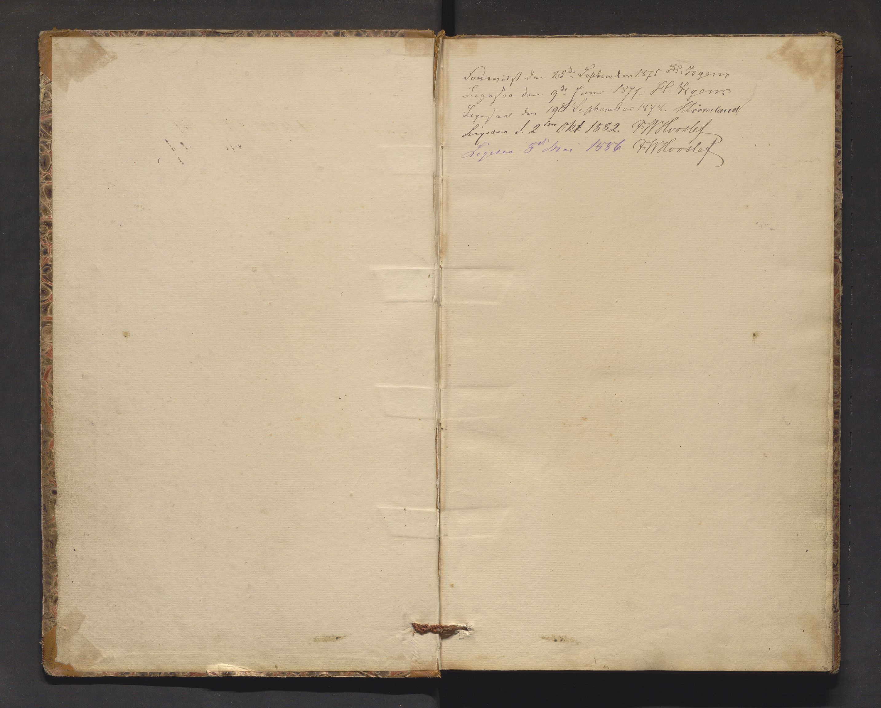 Voss kommune. Barneskulane, IKAH/1235-231/F/Fa/L0008: Skuleprotokoll for Dyrvedalen skule, 1874-1886