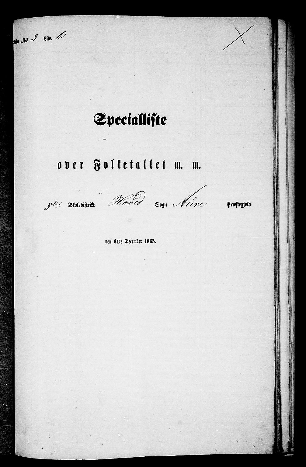 RA, 1865 census for Aure, 1865, p. 118