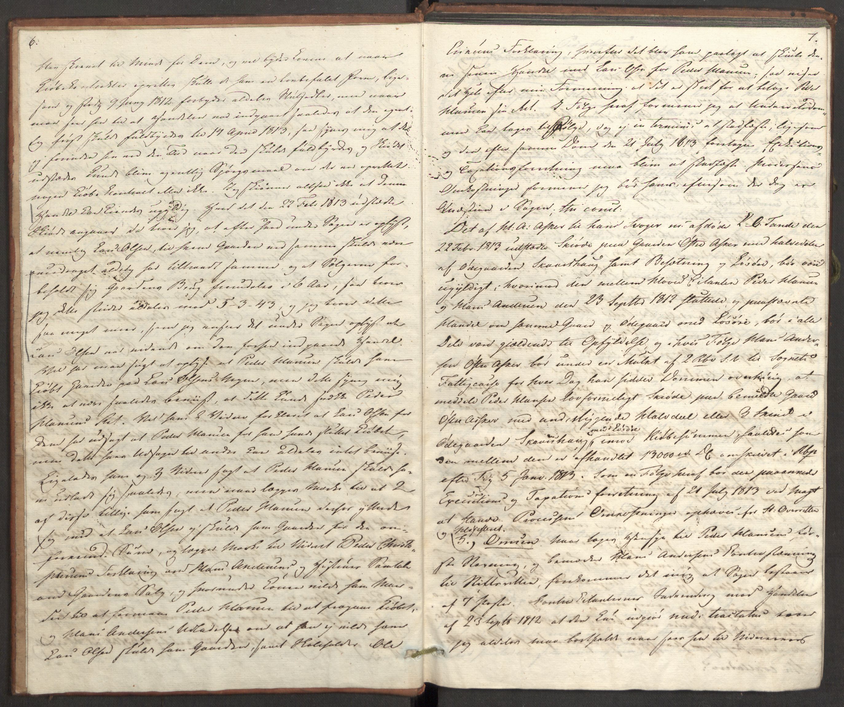 Høyesterett, AV/RA-S-1002/E/Eb/Eba/L0002/0001: Voteringsprotokoller / Voteringsprotokoll, 1816, p. 6-7