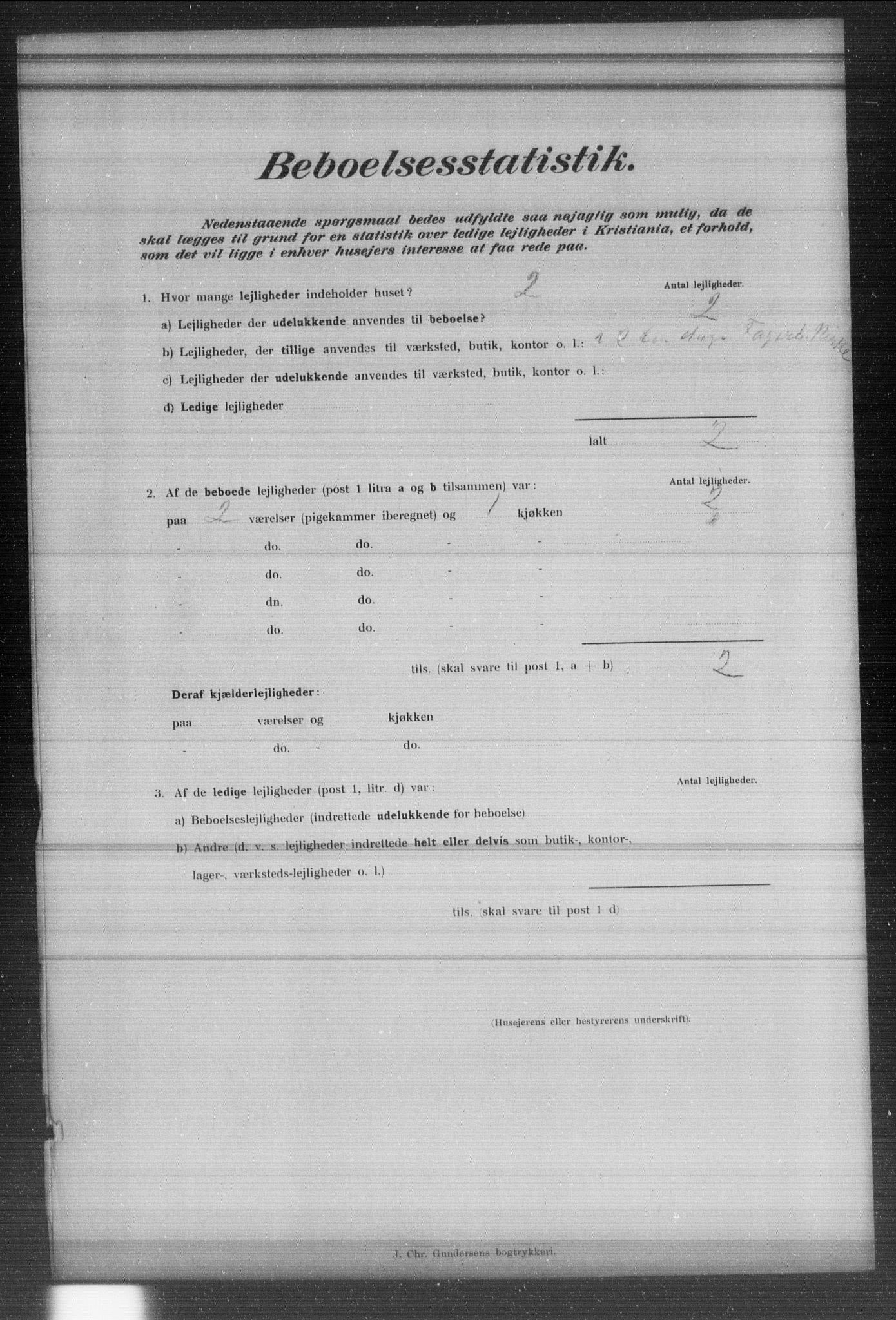 OBA, Municipal Census 1902 for Kristiania, 1902, p. 18584