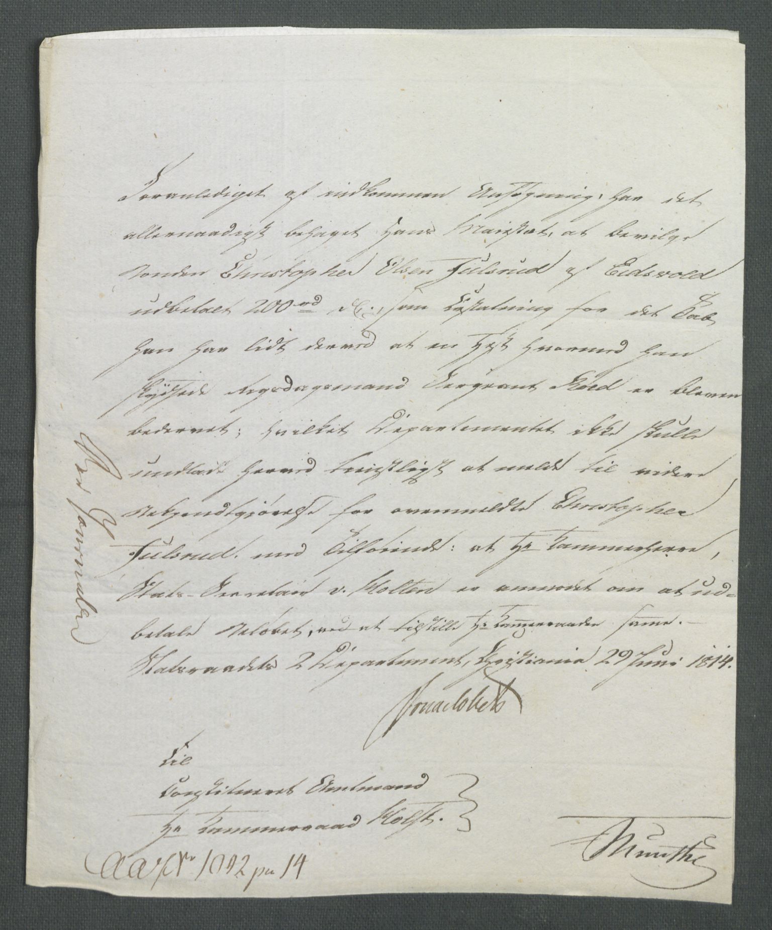 5. departement for finans-, handels- og tollfaget, AV/RA-S-3893/C/Cb/L0014: Regninger fra Riksforsamlingens deputerede, 1814, p. 347