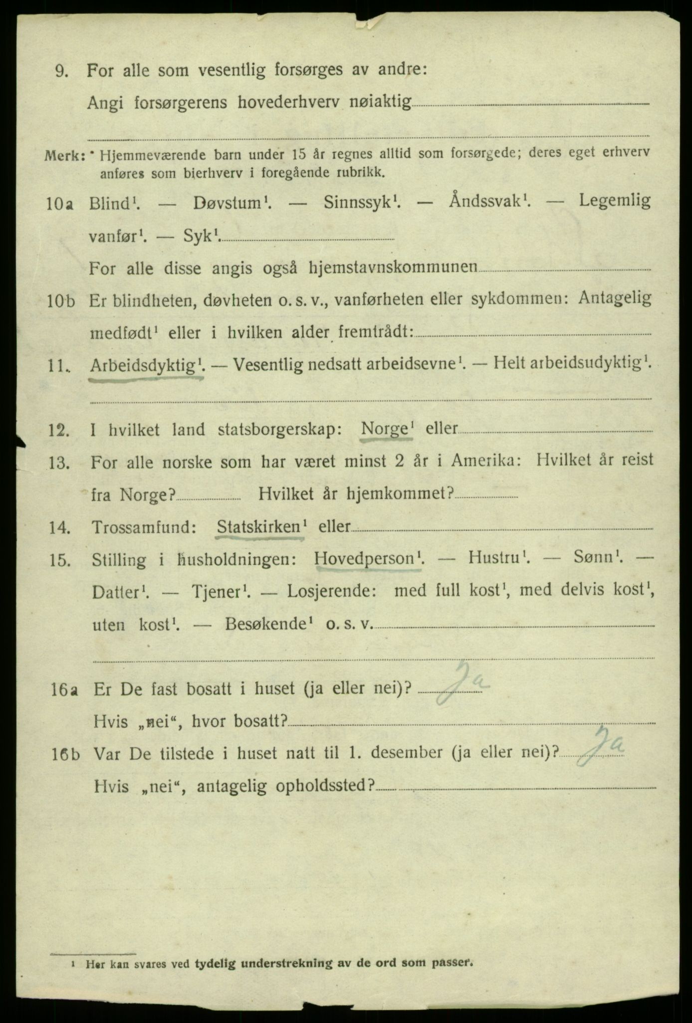 SAB, 1920 census for Samnanger, 1920, p. 2928