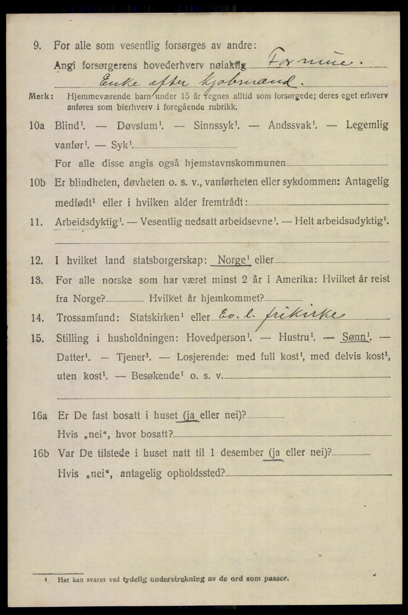 SAKO, 1920 census for Gjerpen, 1920, p. 17215