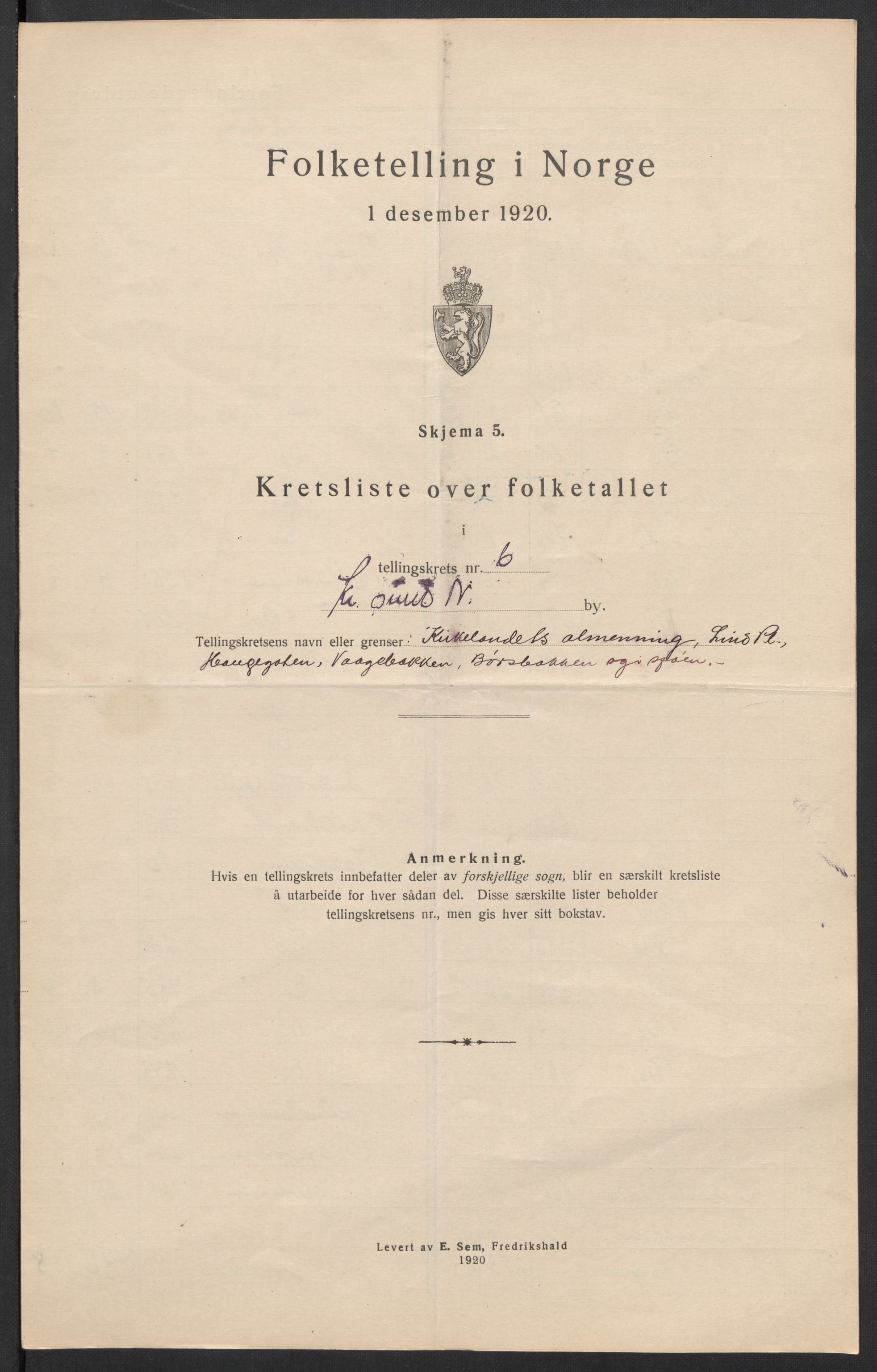 SAT, 1920 census for Kristiansund, 1920, p. 21