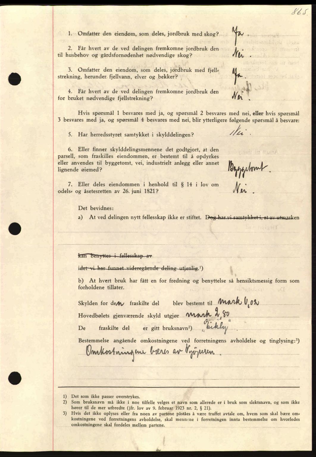 Nordmøre sorenskriveri, SAT/A-4132/1/2/2Ca: Mortgage book no. A84, 1938-1938, Diary no: : 2646/1938