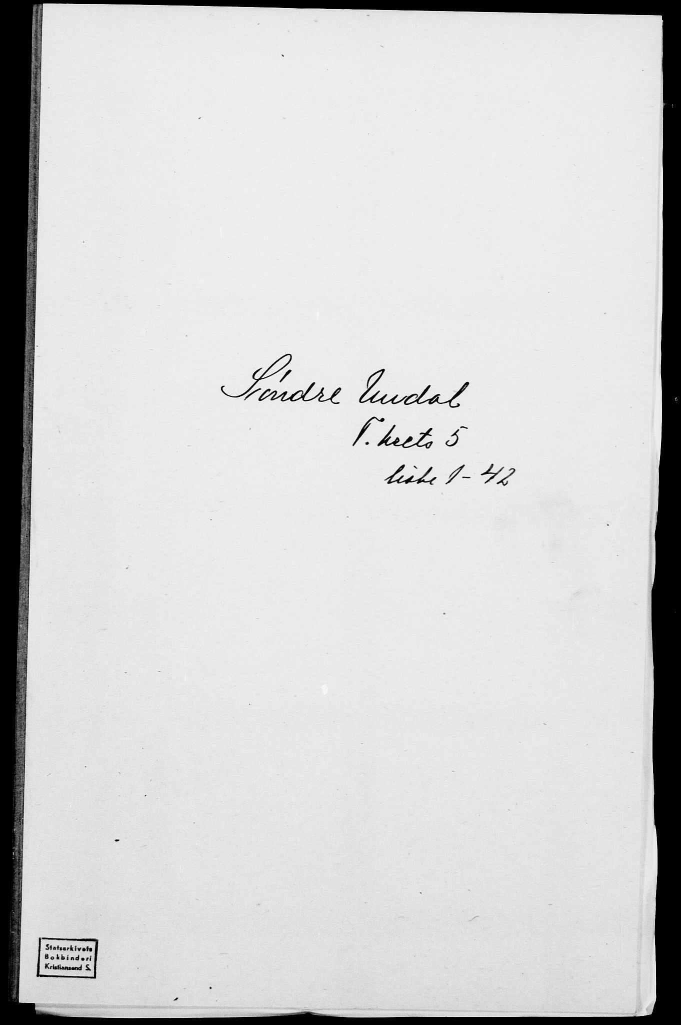 SAK, 1875 census for 1029P Sør-Audnedal, 1875, p. 613