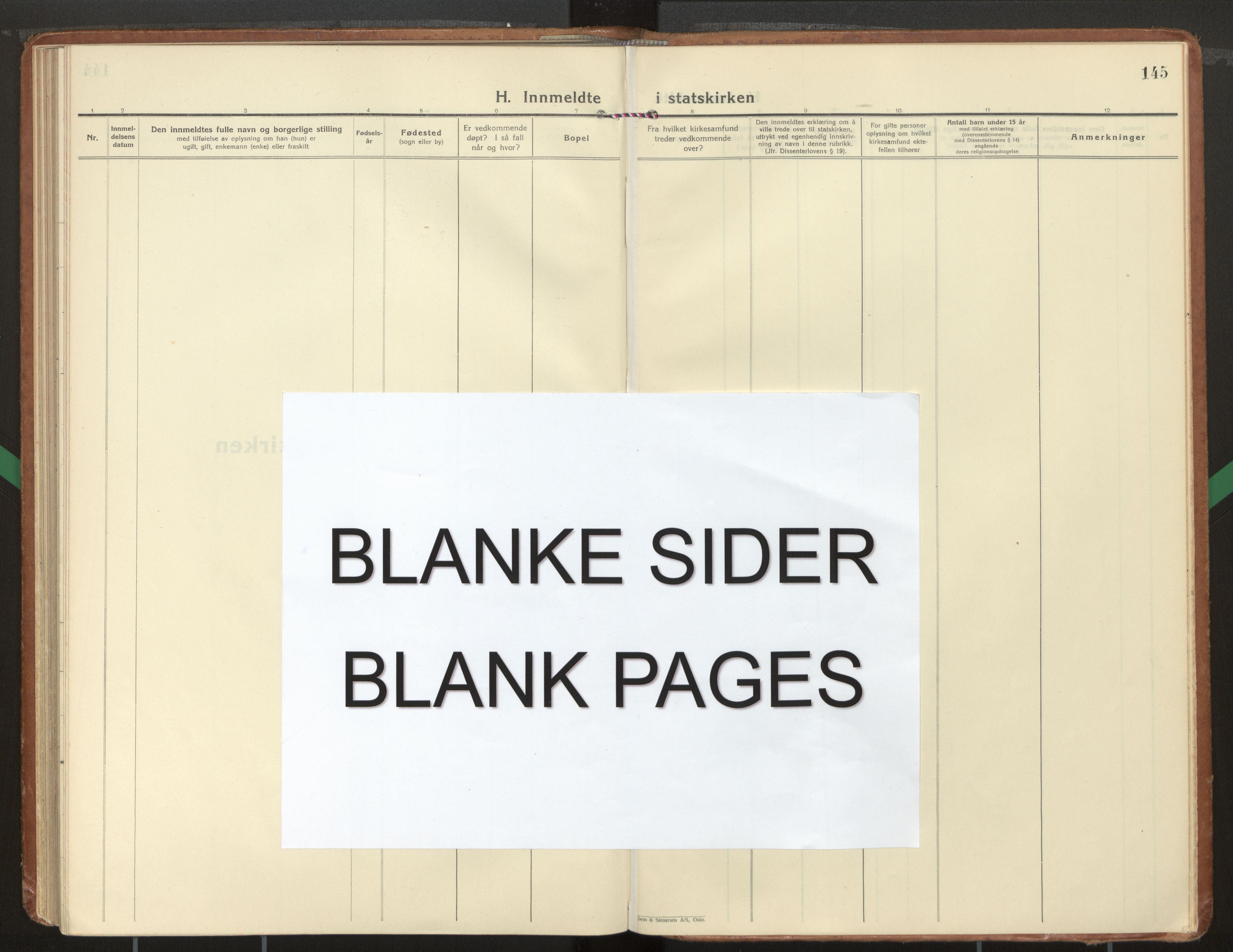 Kinn sokneprestembete, AV/SAB-A-80801/H/Haa/Haac/L0004: Parish register (official) no. C 4, 1935-1947, p. 145
