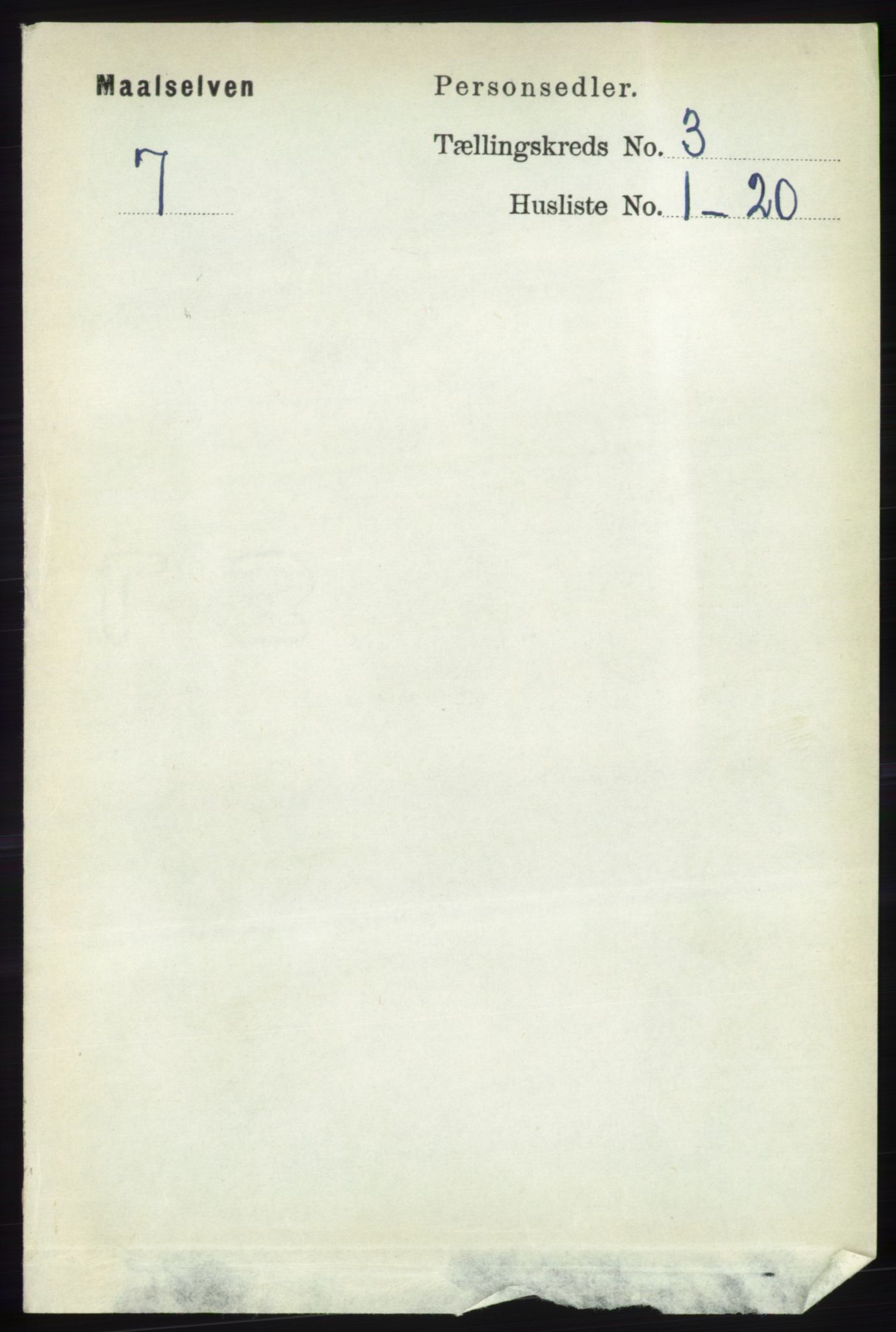 RA, 1891 census for 1924 Målselv, 1891, p. 589