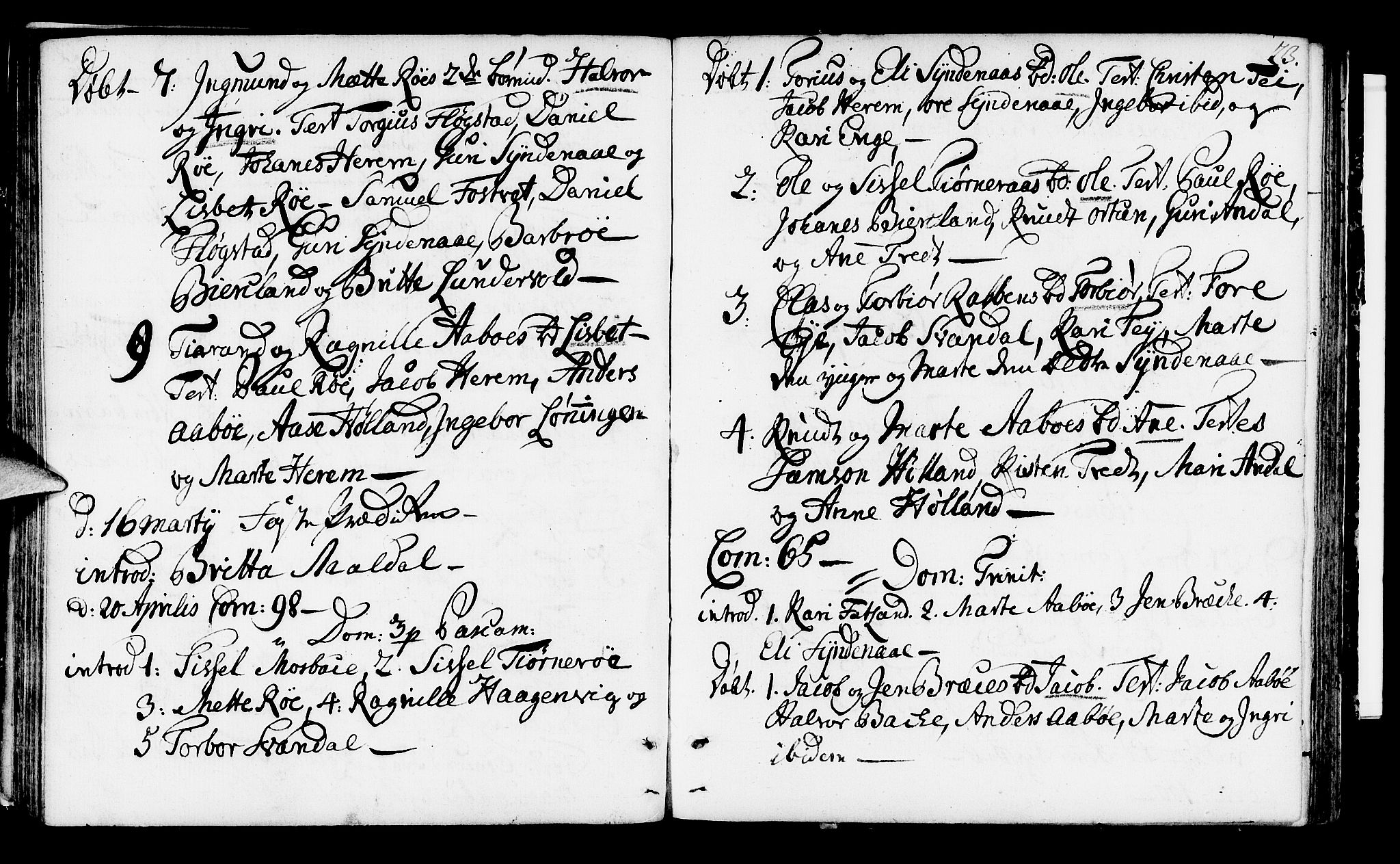 Suldal sokneprestkontor, AV/SAST-A-101845/01/IV/L0002: Parish register (official) no. A 2, 1780-1808, p. 23