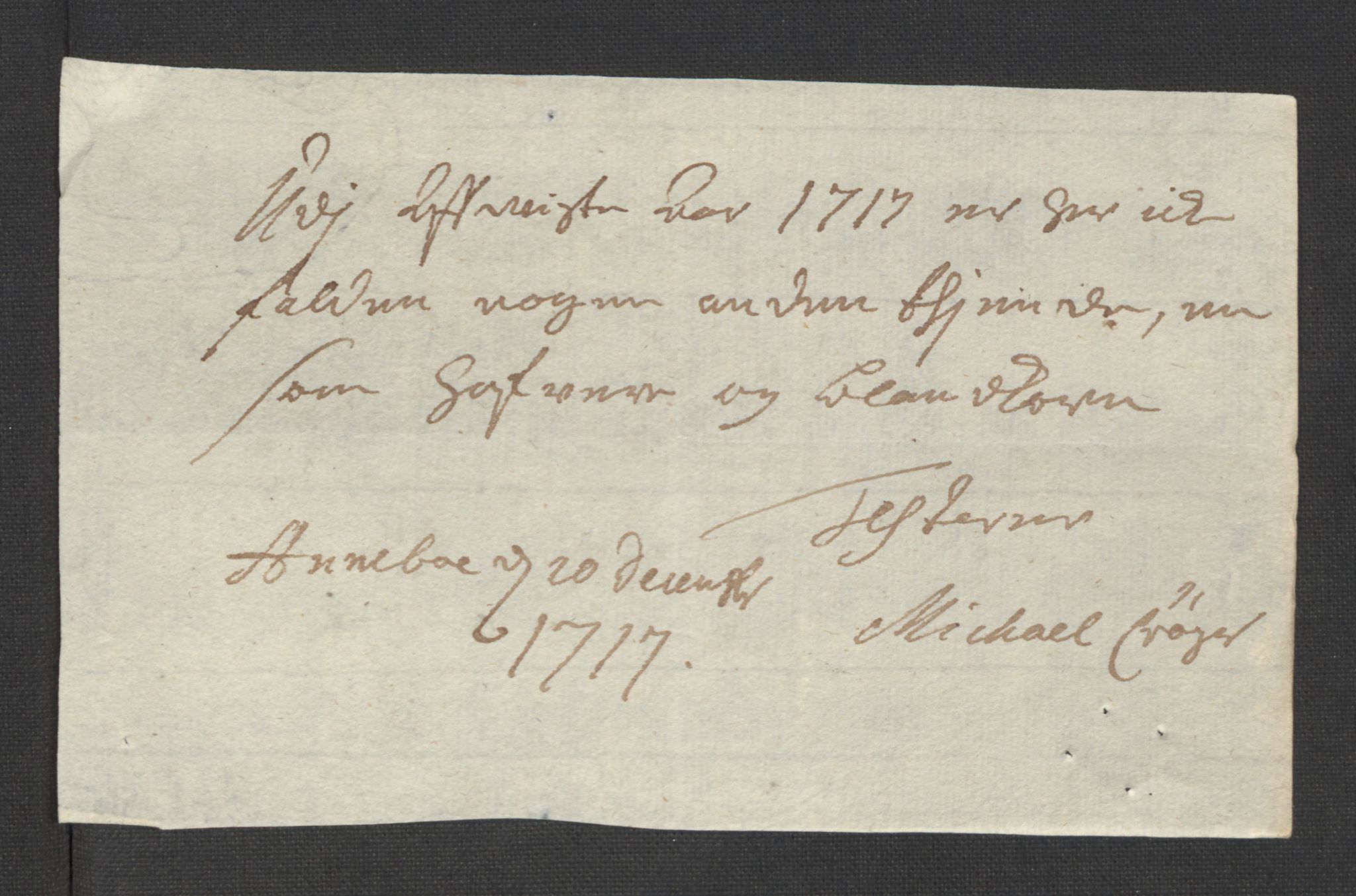 Rentekammeret inntil 1814, Reviderte regnskaper, Fogderegnskap, AV/RA-EA-4092/R32/L1881: Fogderegnskap Jarlsberg grevskap, 1717, p. 138