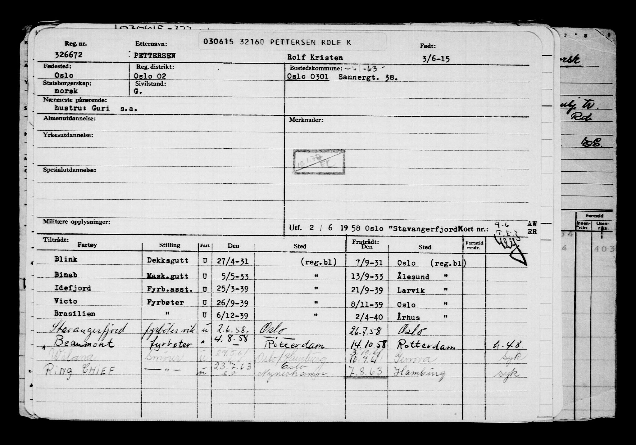 Direktoratet for sjømenn, AV/RA-S-3545/G/Gb/L0130: Hovedkort, 1915, p. 295