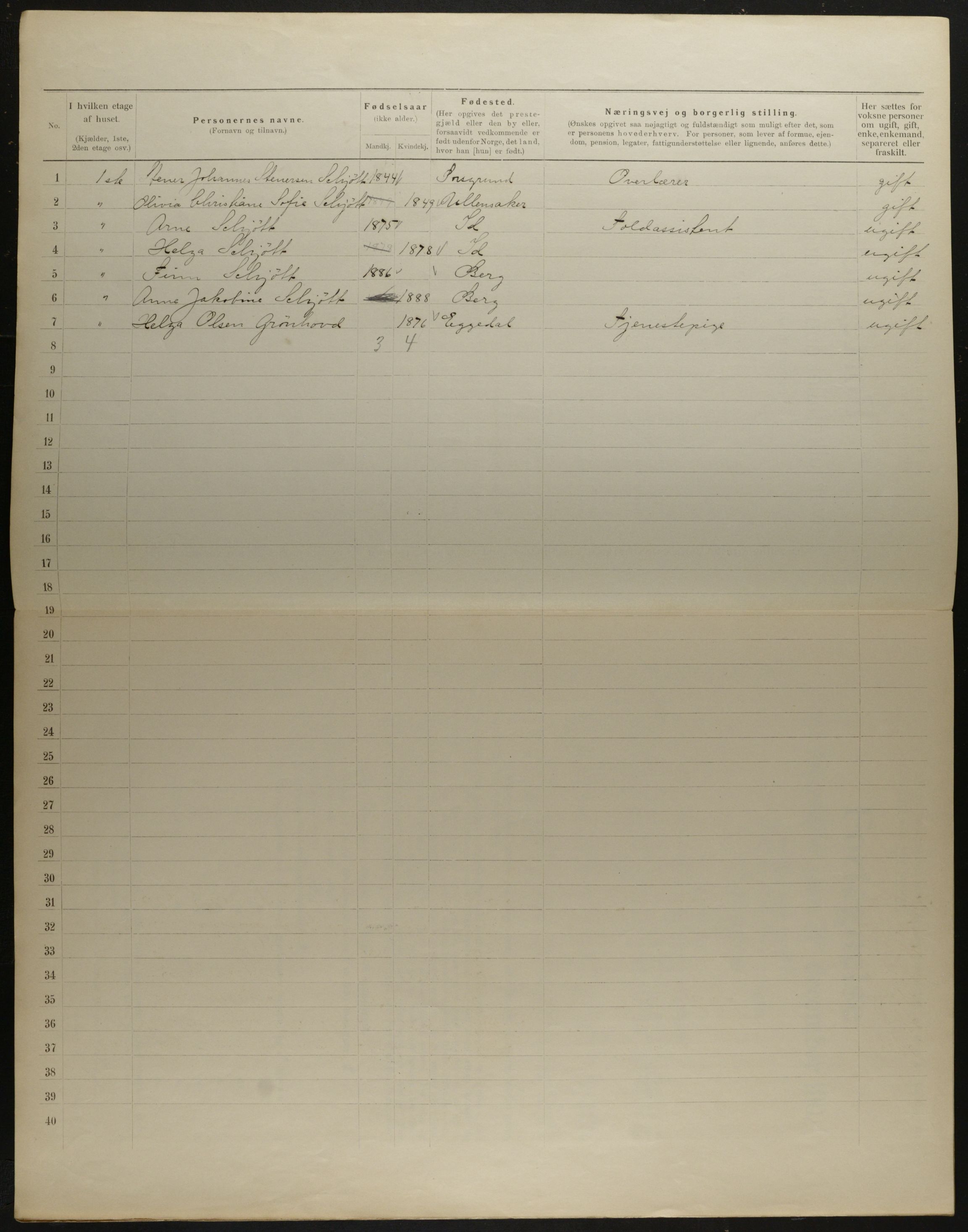 OBA, Municipal Census 1901 for Kristiania, 1901, p. 12568