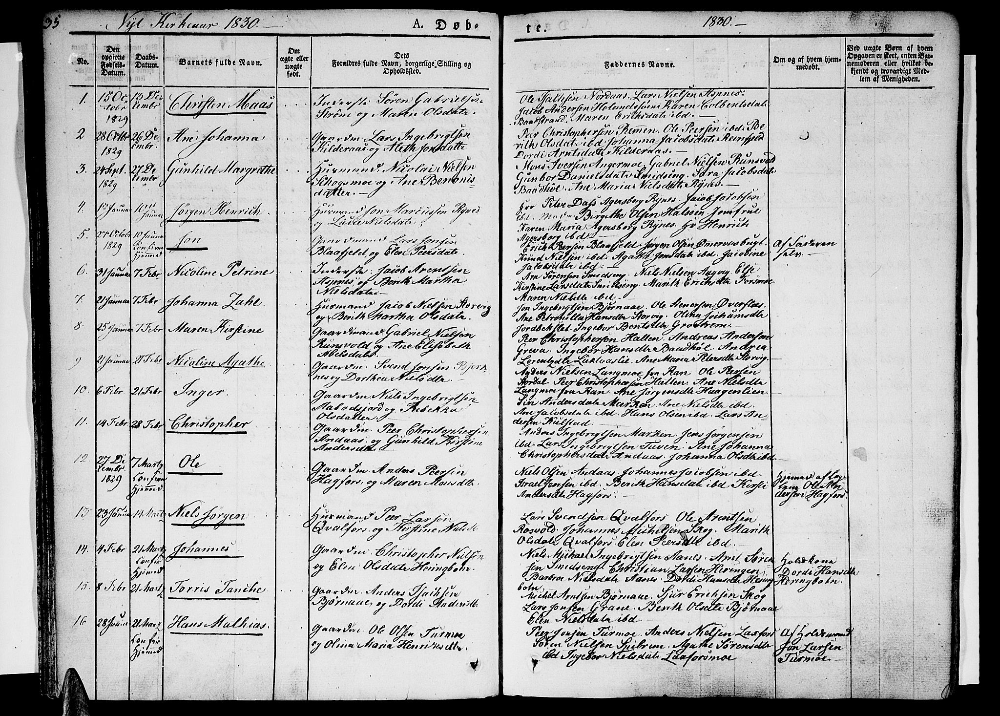 Ministerialprotokoller, klokkerbøker og fødselsregistre - Nordland, AV/SAT-A-1459/820/L0289: Parish register (official) no. 820A10, 1826-1845, p. 35