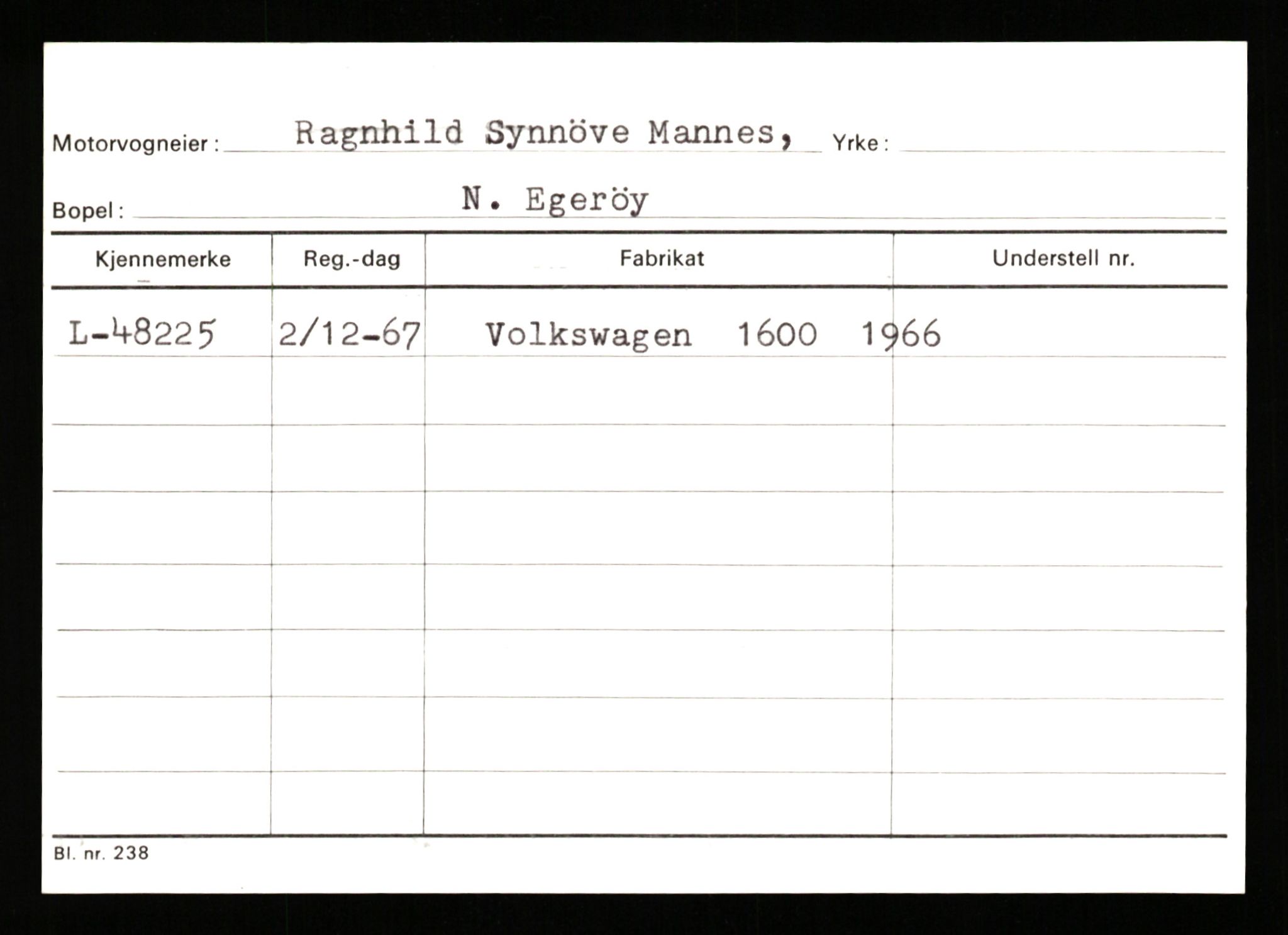 Stavanger trafikkstasjon, SAST/A-101942/0/G/L0006: Registreringsnummer: 34250 - 49007, 1930-1971, p. 3304